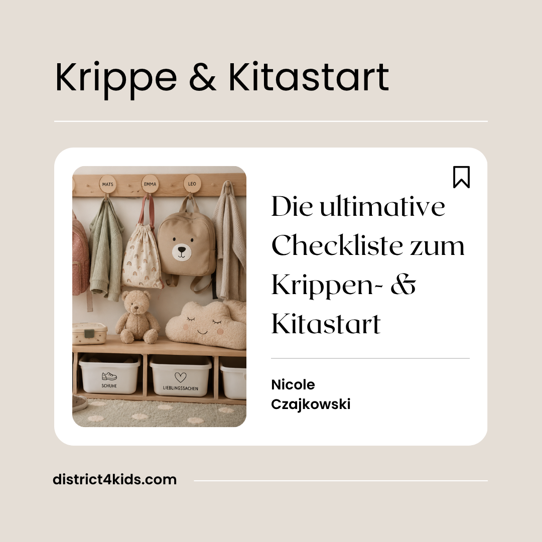 Kita- & Krippeneingewöhnung: Die ultimative Checkliste für den Start