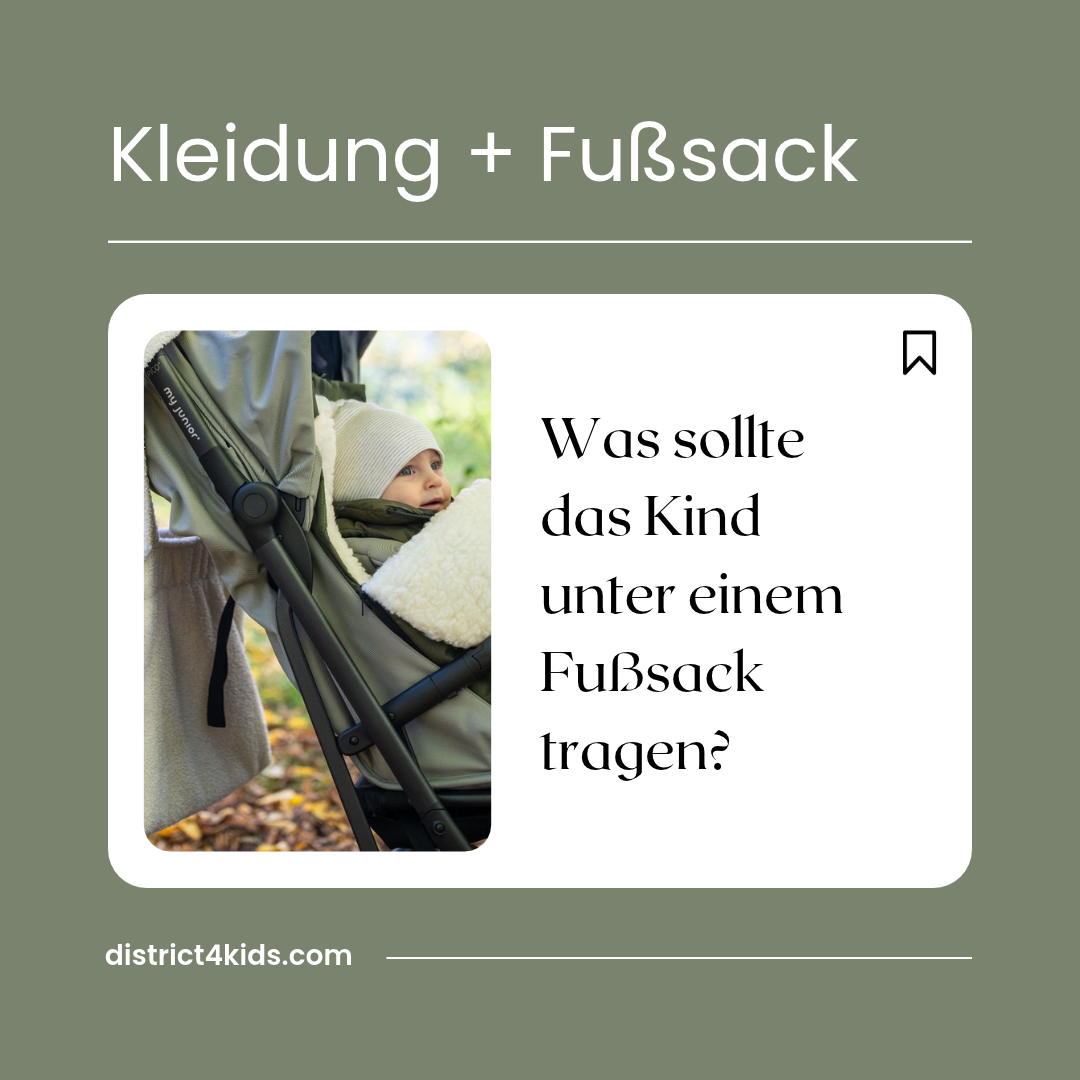Was zieht man unter einem Fußsack an? Kleidungstipps für dein Baby!