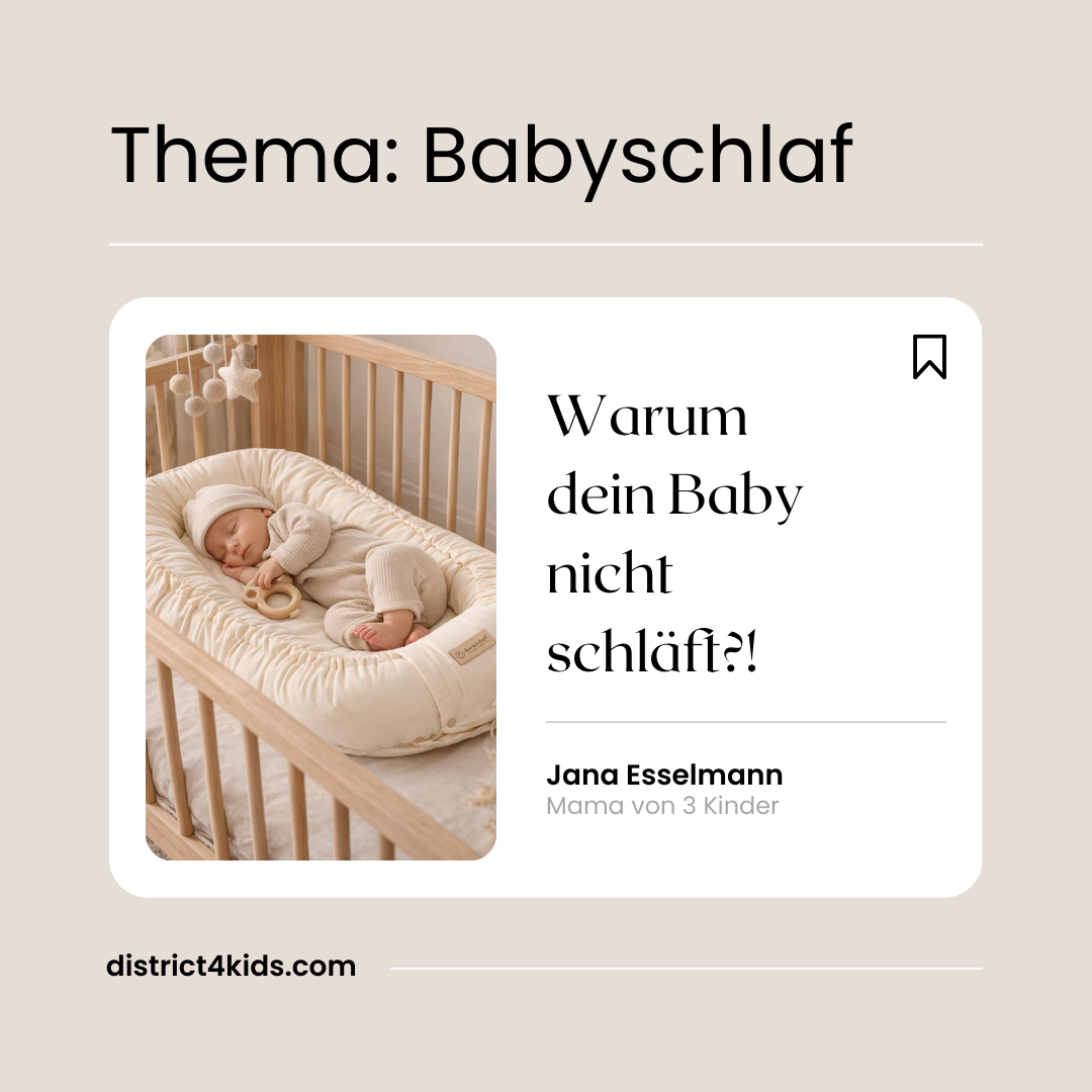 Warum dein Baby nicht schläft – und wie eine reizfreie Schlafumgebung wirklich hilft