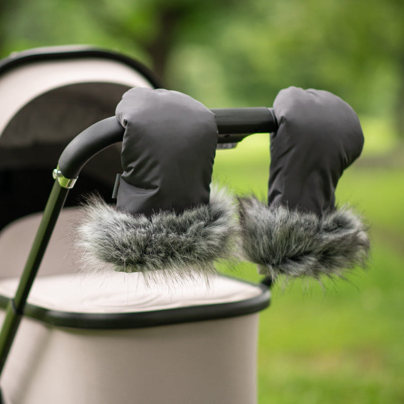 Handschuhe mit Fell für Kinderwagen – Handwärmer - Handschuhe