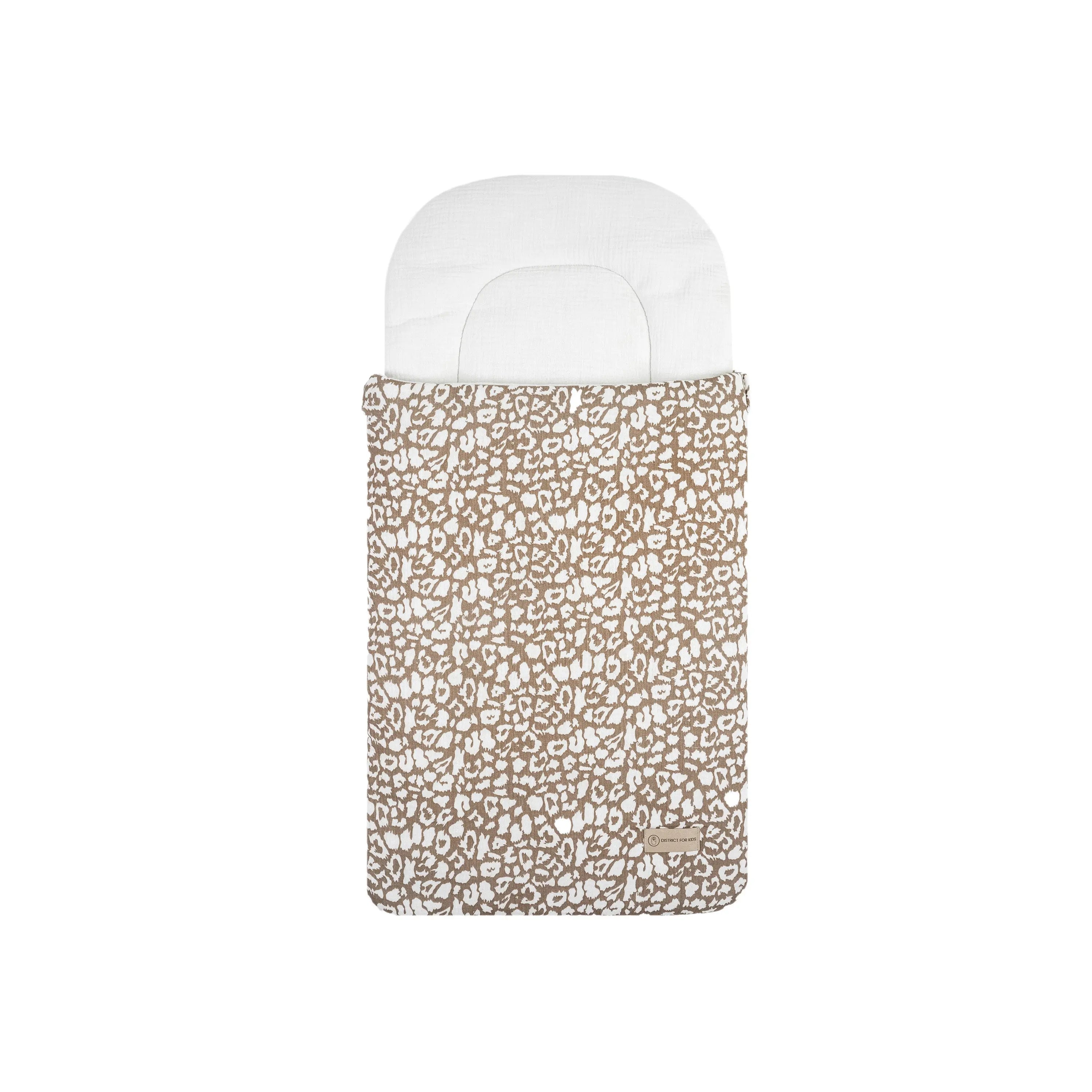 Babyschlafsack Sleepy Musselin Leoprint | 2.5 TOG Ganzjahresschlafsack District for Kids