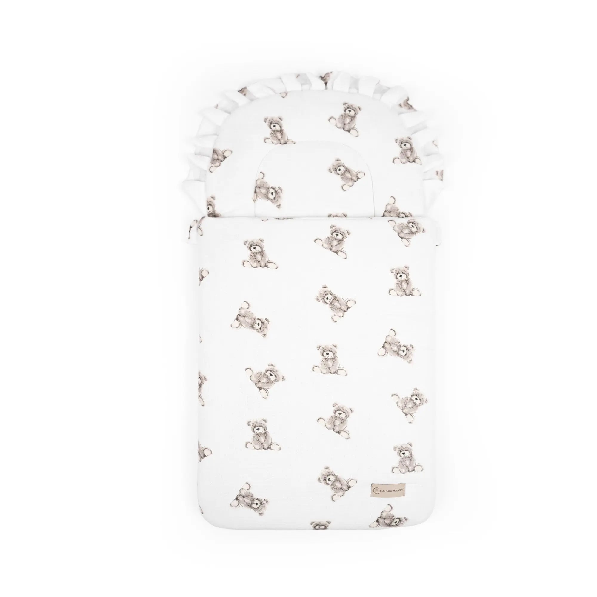 Babyschlafsack Dreamy Musselin Teddybär | 2.5 TOG Ganzjahresschlafsack District for Kids