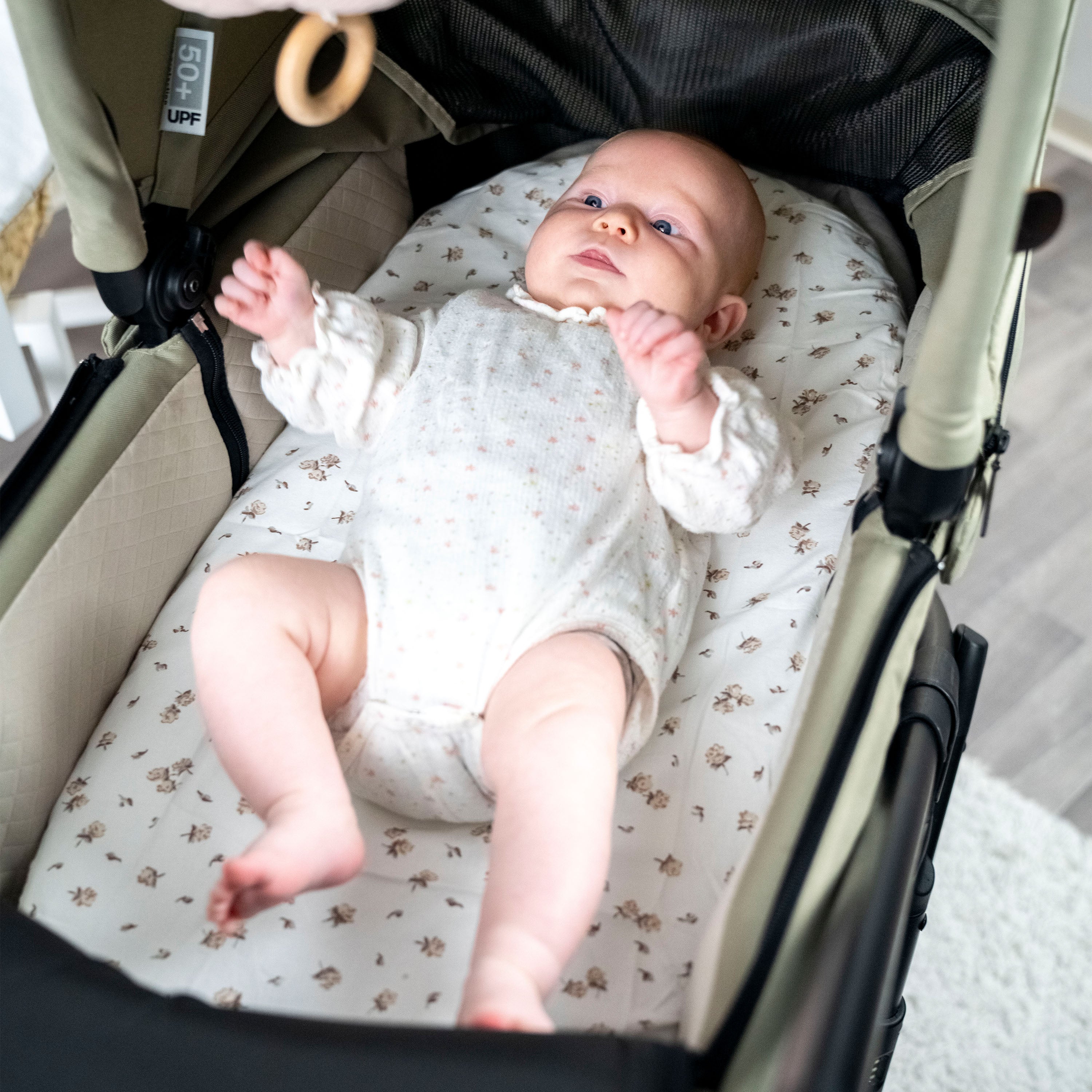 Spannbetttuch Baumwolle Rosen - weich atmungsaktiv & hautfreundlich - Rosen / 40x80 cm - Bettlaken