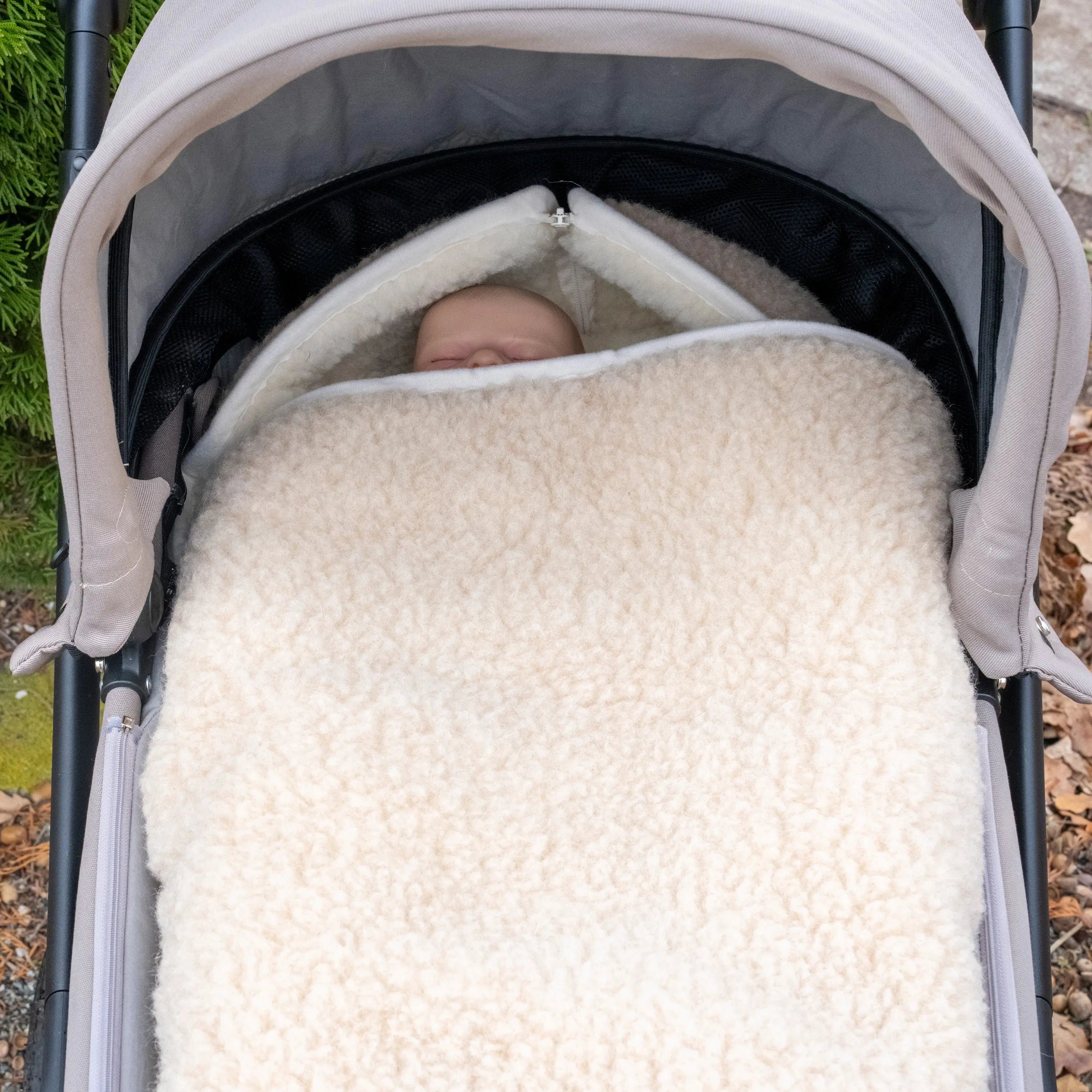 Winterfußsack Schlafsack Merinowolle – für Babywanne & Kinderwagen District for Kids