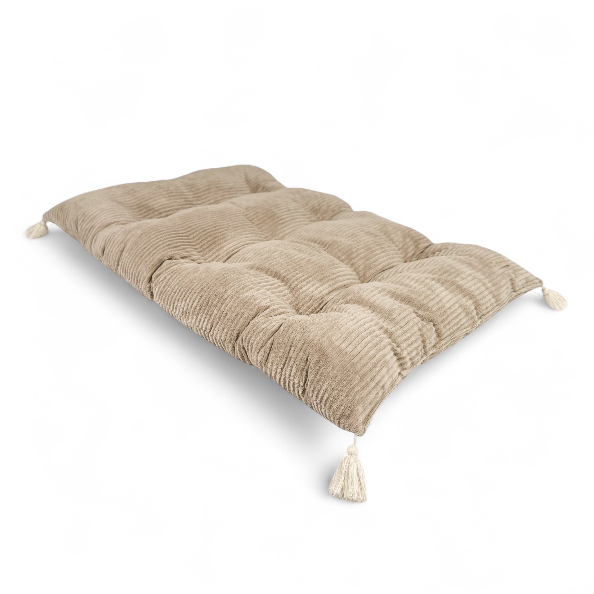Matratze Bodenmatte Cord gesteppt für Kletterbogen Spielezimmer - Beige - Baby & Kleinkind