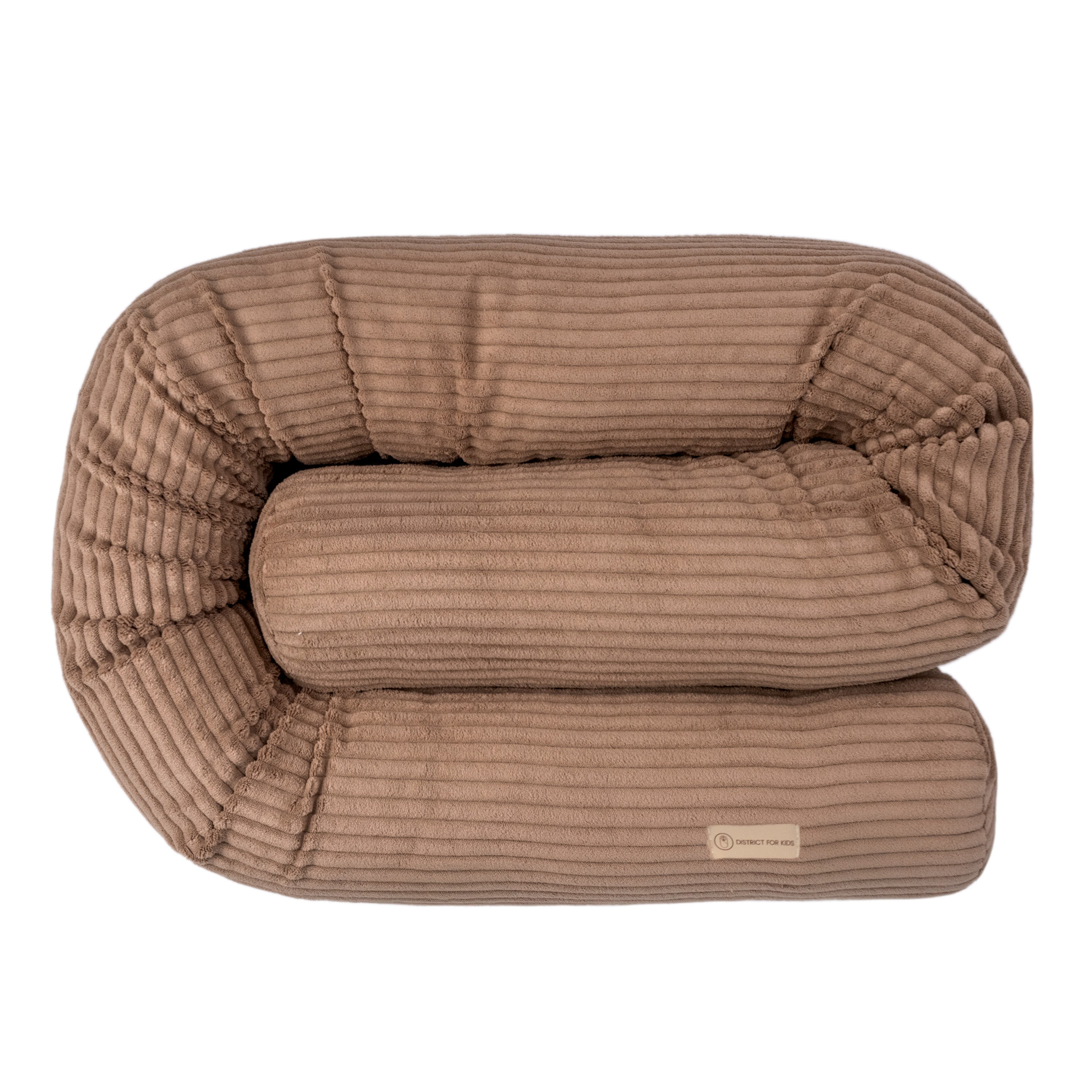 Bettschlange einsträngig Cord - Schutz Komfort & Vielseitigkeit für dein Baby - Braun / 180 cm - Baby & Kleinkind