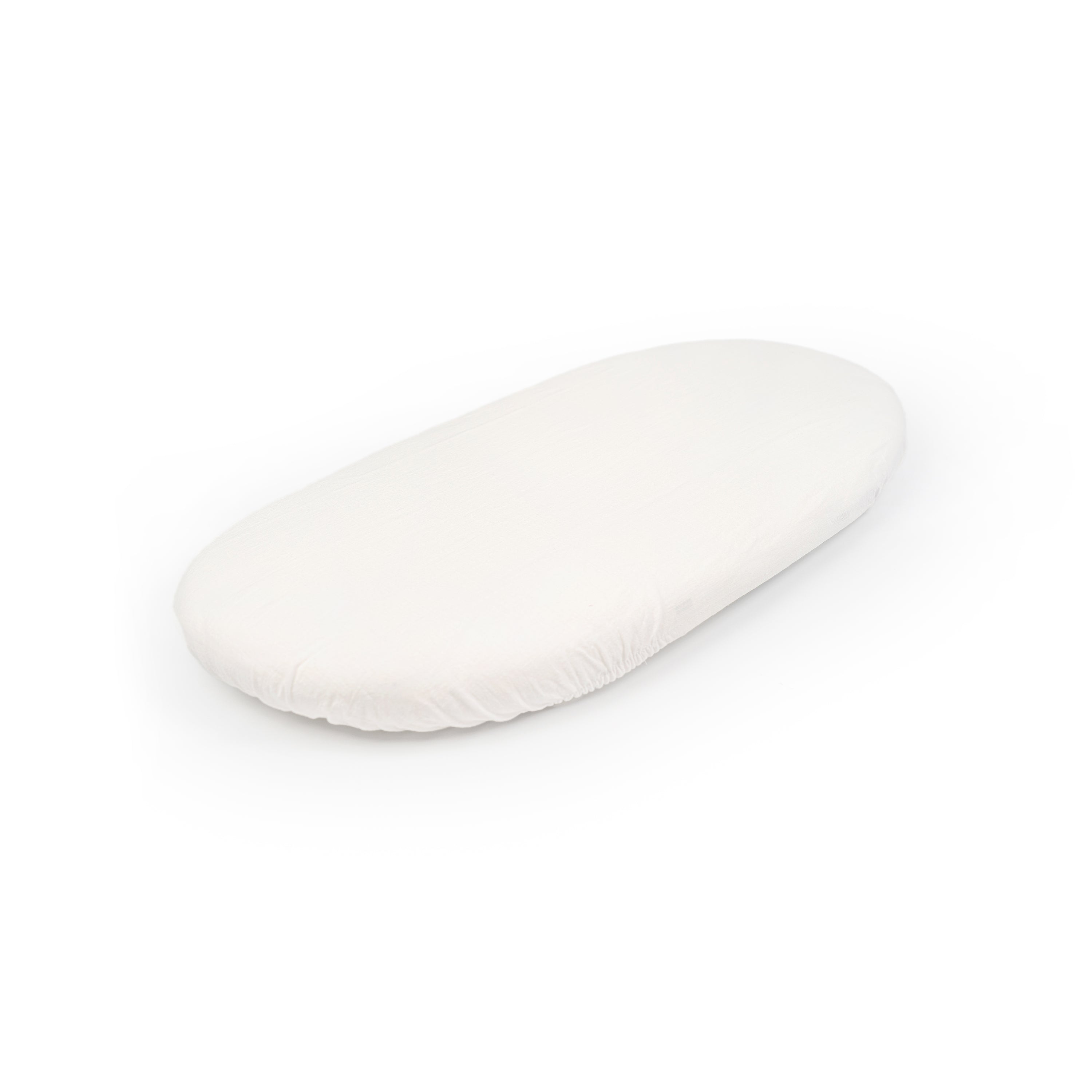 Spannbetttuch Leinen – atmungsaktiv & 100 % Premium-Baumwolle - Creme / 40x80 cm - Bettlaken