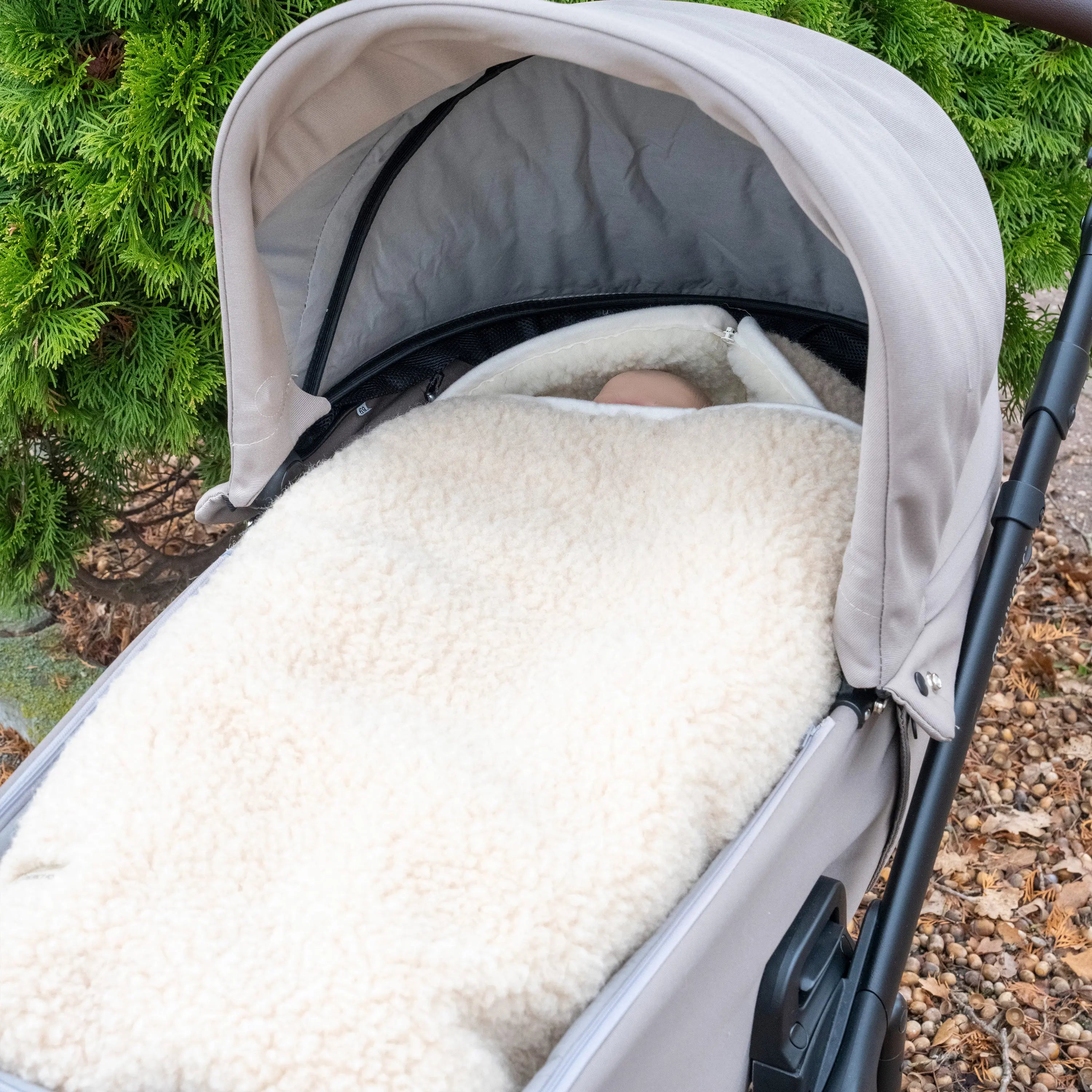 Winterfußsack Schlafsack Merinowolle – für Babywanne & Kinderwagen District for Kids