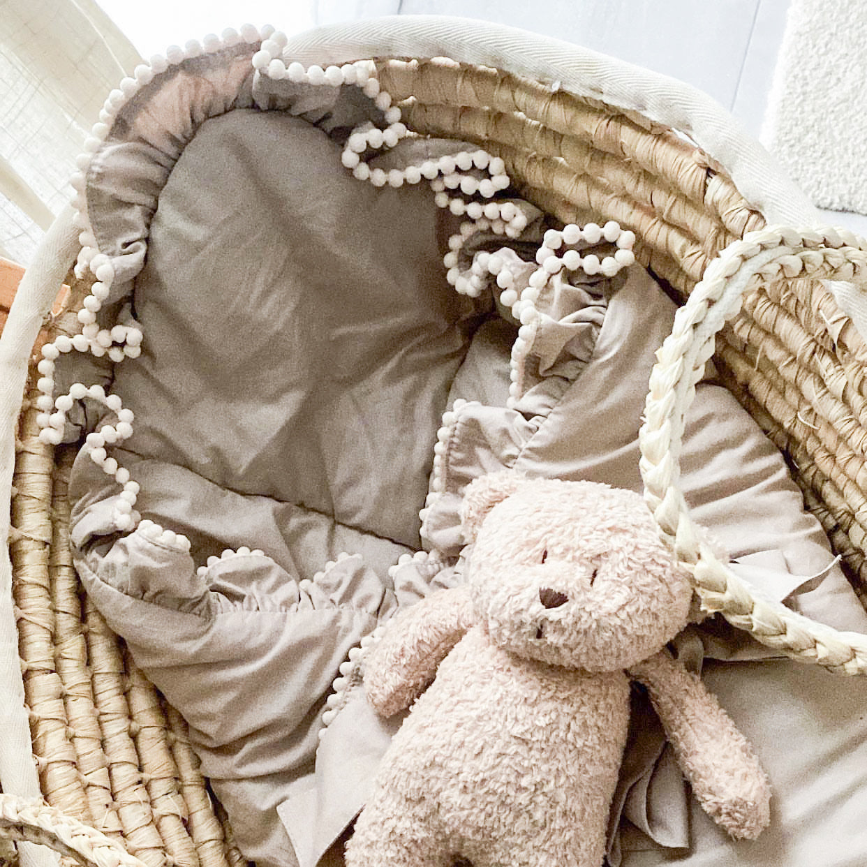 Babyhörnchen Boho für Babys – Puckdecke & Einschlagsdecke - Beige / 2.5 TOG - Einschlagdecke