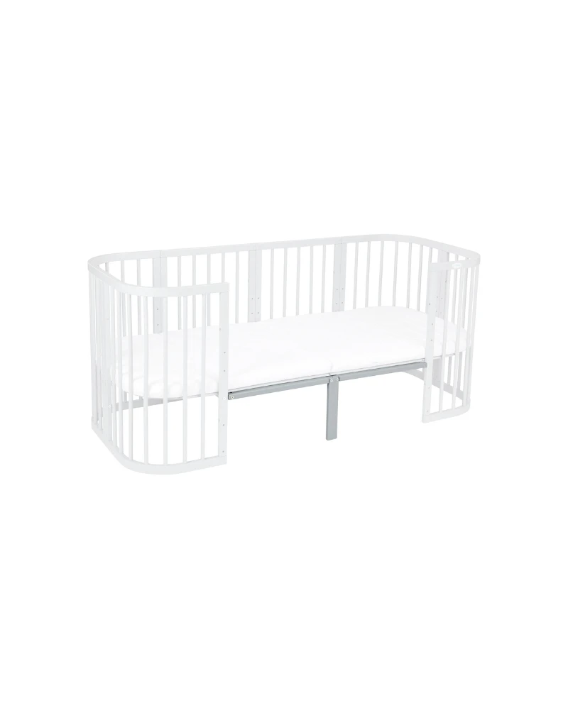 Erweiterungsset für das 7-in-1 Babybett – mehr Platz mehr Komfort mehr Jahre nutzen - Weiß - Babybett