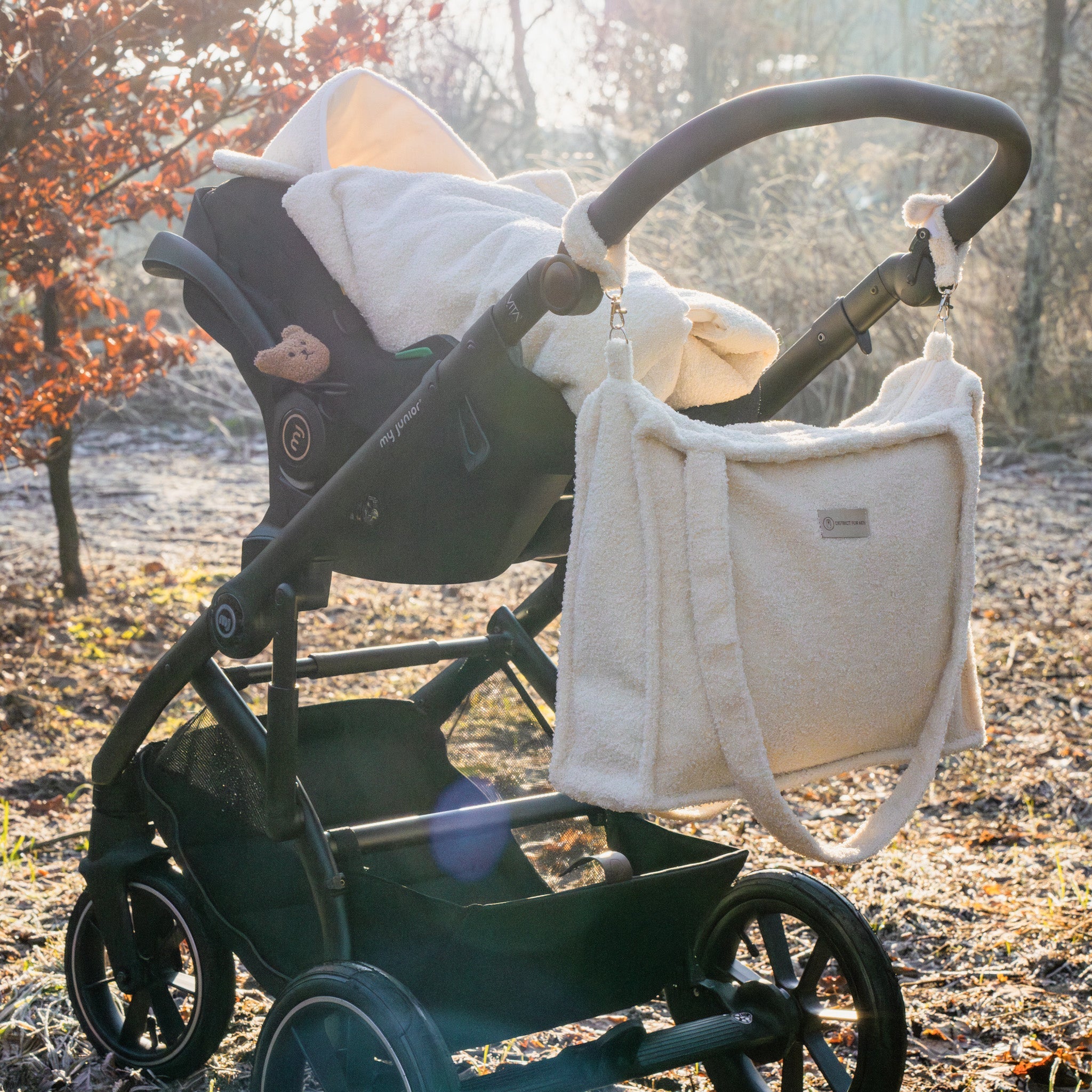 Kinderwagentasche Cube Teddy Boucle | Wickeltasche - Wickeltasche
