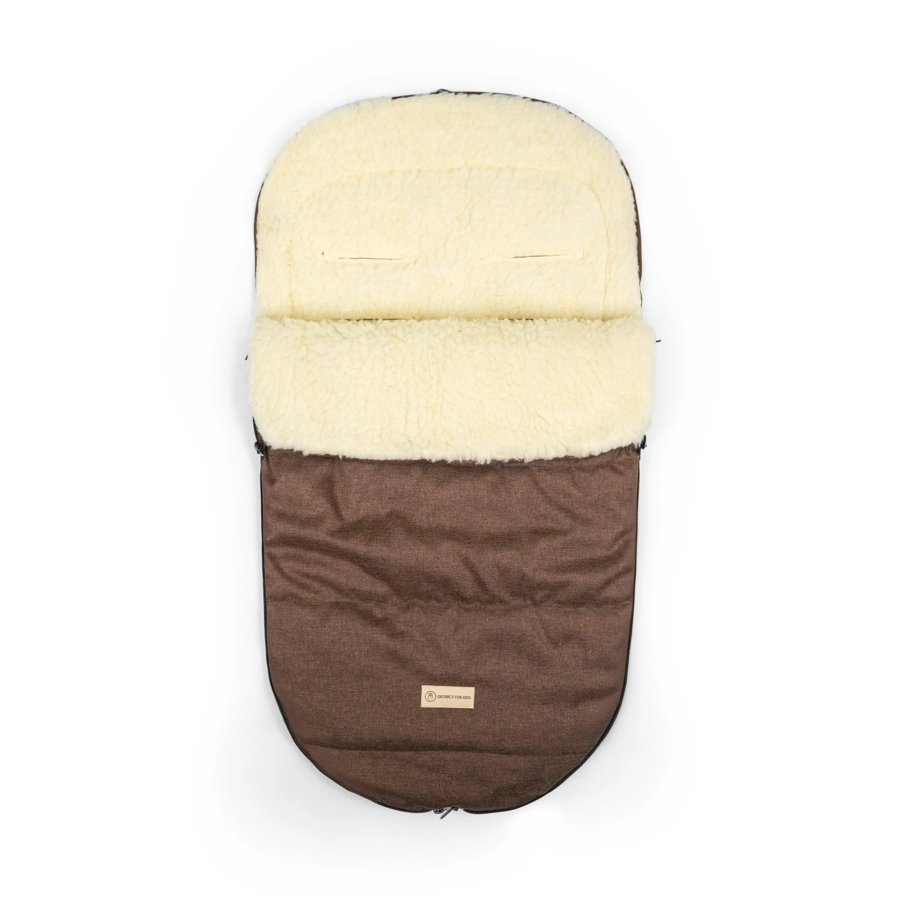 Winterfußsack wasserabweisend Innenfutter aus Merinowolle - Kinderwagen District for Kids