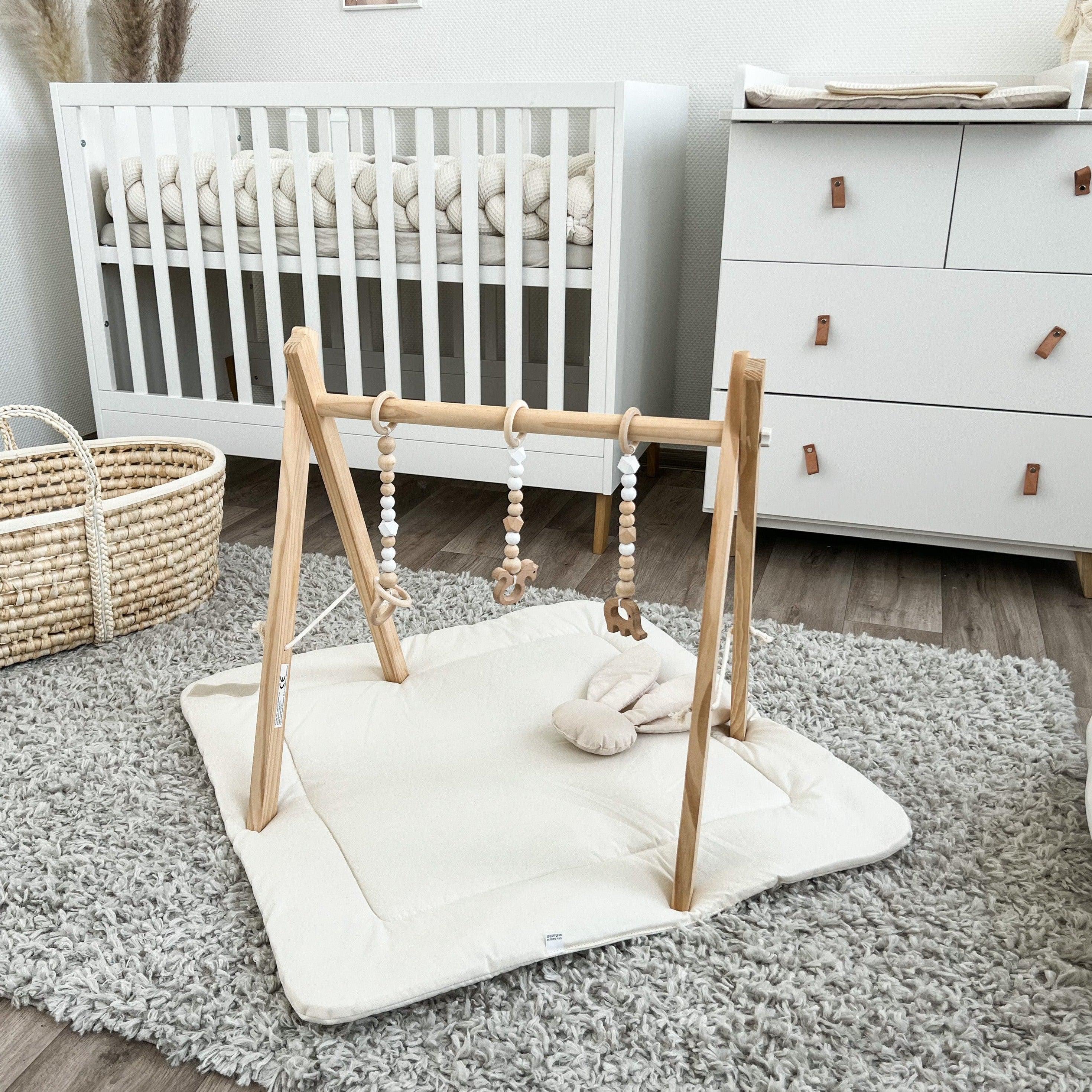 Babyhörnchen aus 100% Bio Baumwolle – Nachhaltige & kuschelige Einschlagdecke-Einschlagdecke-District for Kids-Natur-2.5 TOG-District for Kids