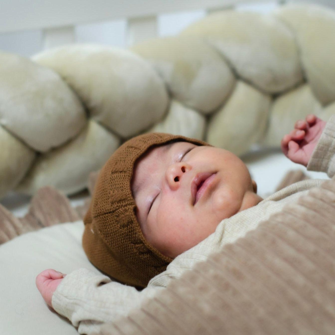 Babyschlafsack Cord Dreamy – Kuscheliger Ganzjahresschlafsack 2.5 TOG-Babyschlafsack-District for Kids-Creme-75 cm-2.5 Wert-District for Kids