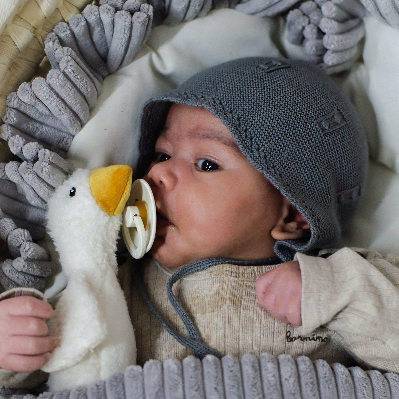 Babyschlafsack Cord Dreamy – Kuscheliger Ganzjahresschlafsack 2.5 TOG-Babyschlafsack-District for Kids-Creme-75 cm-2.5 Wert-District for Kids