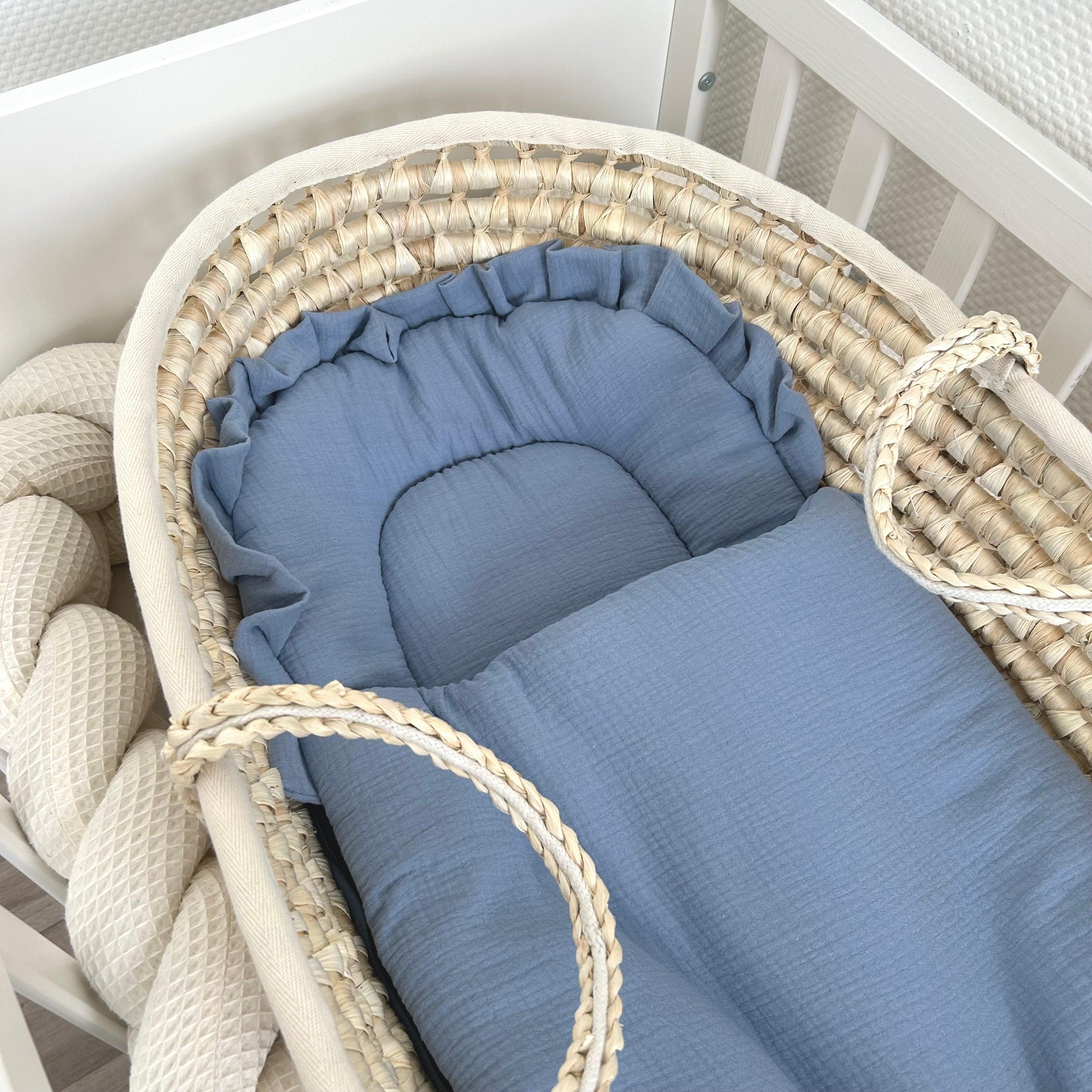 Babyschlafsack Musselin Dreamy– Atmungsaktiver & kuscheliger Ganzjahresschlafsack 2.5 TOG-Babyschlafsack-District for Kids-Beige-75 cm-2.5 Wert-District for Kids