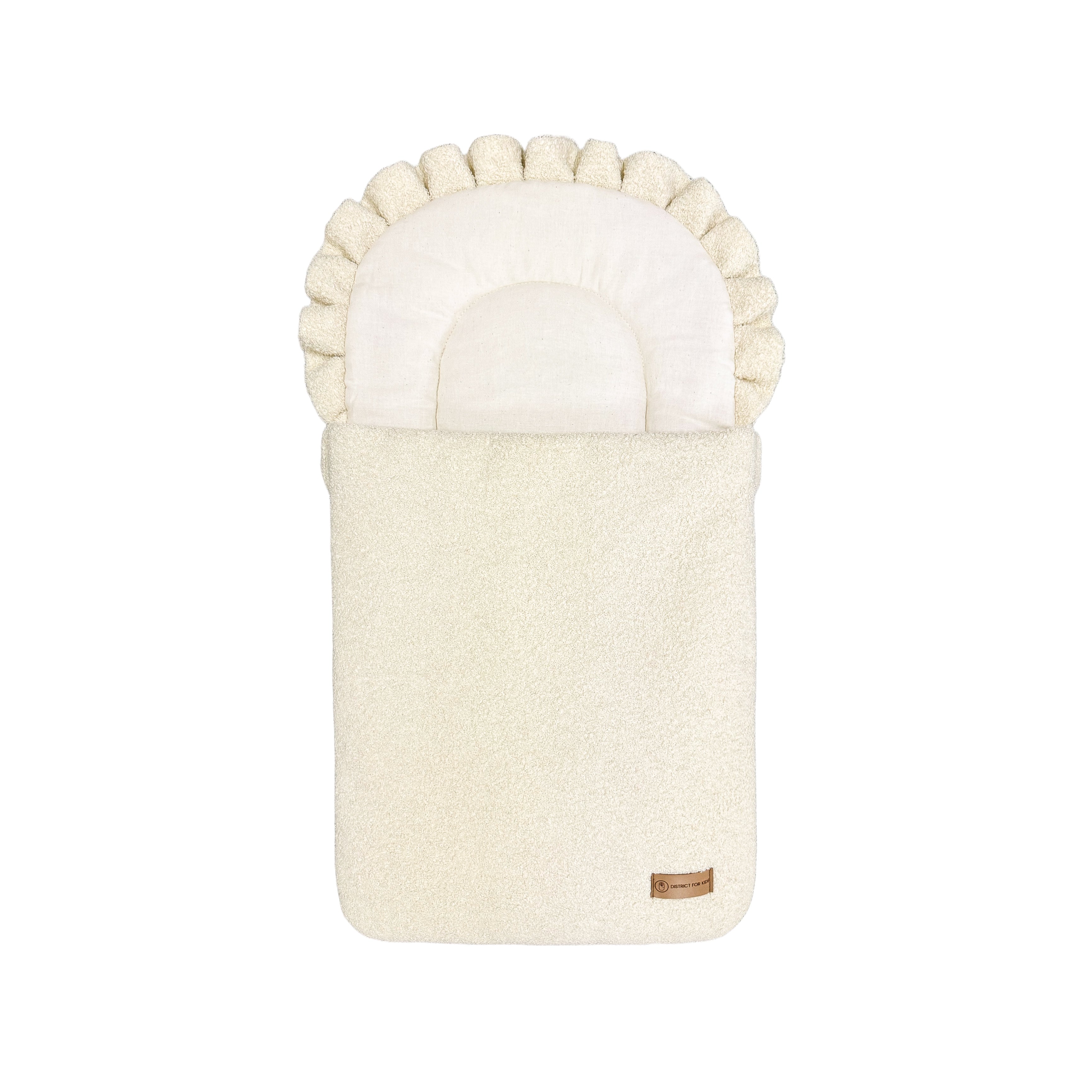 Babyschlafsack Teddy Boucle Dreamy | 2.5 TOG-Babyschlafsack-District for Kids-Creme-75 cm-2.5 Wert-District for Kids