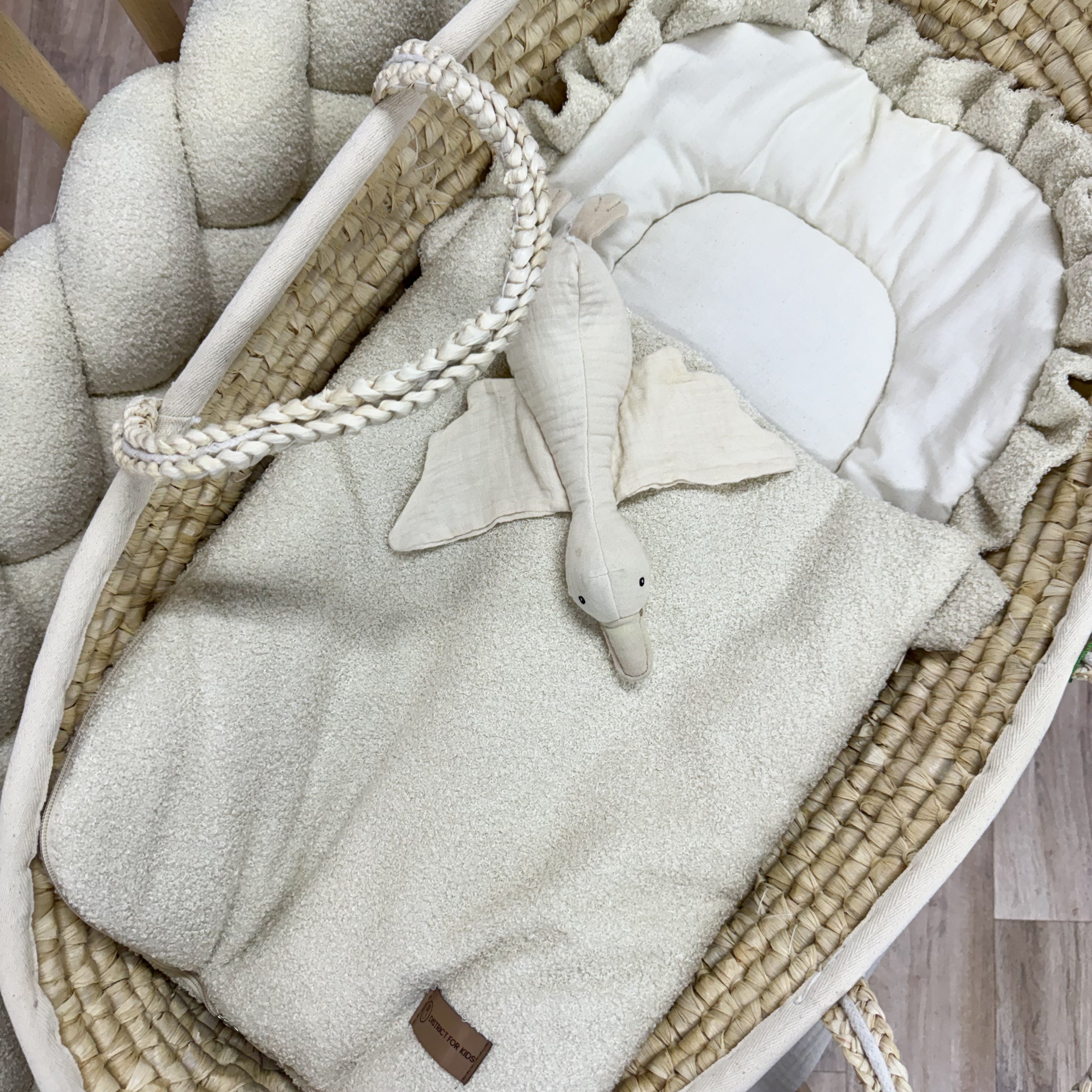 Babyschlafsack Teddy Boucle Dreamy | 2.5 TOG-Babyschlafsack-District for Kids-Creme-75 cm-2.5 Wert-District for Kids