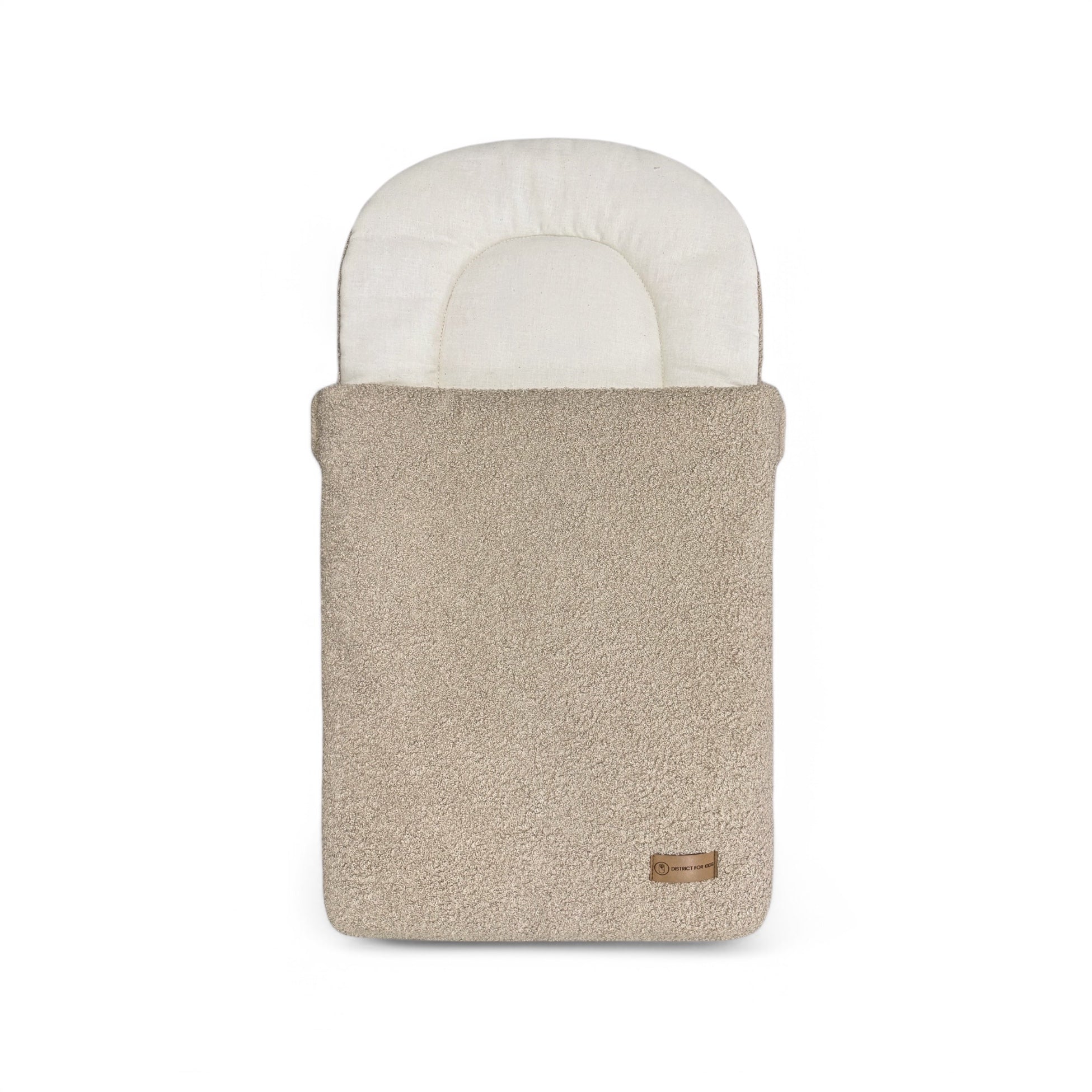 Babyschlafsack Teddystoff Boucle Sleepy | 2.5 TOG-Babyschlafsack-District for Kids-Braun-75 cm-2.5 Wert-District for Kids