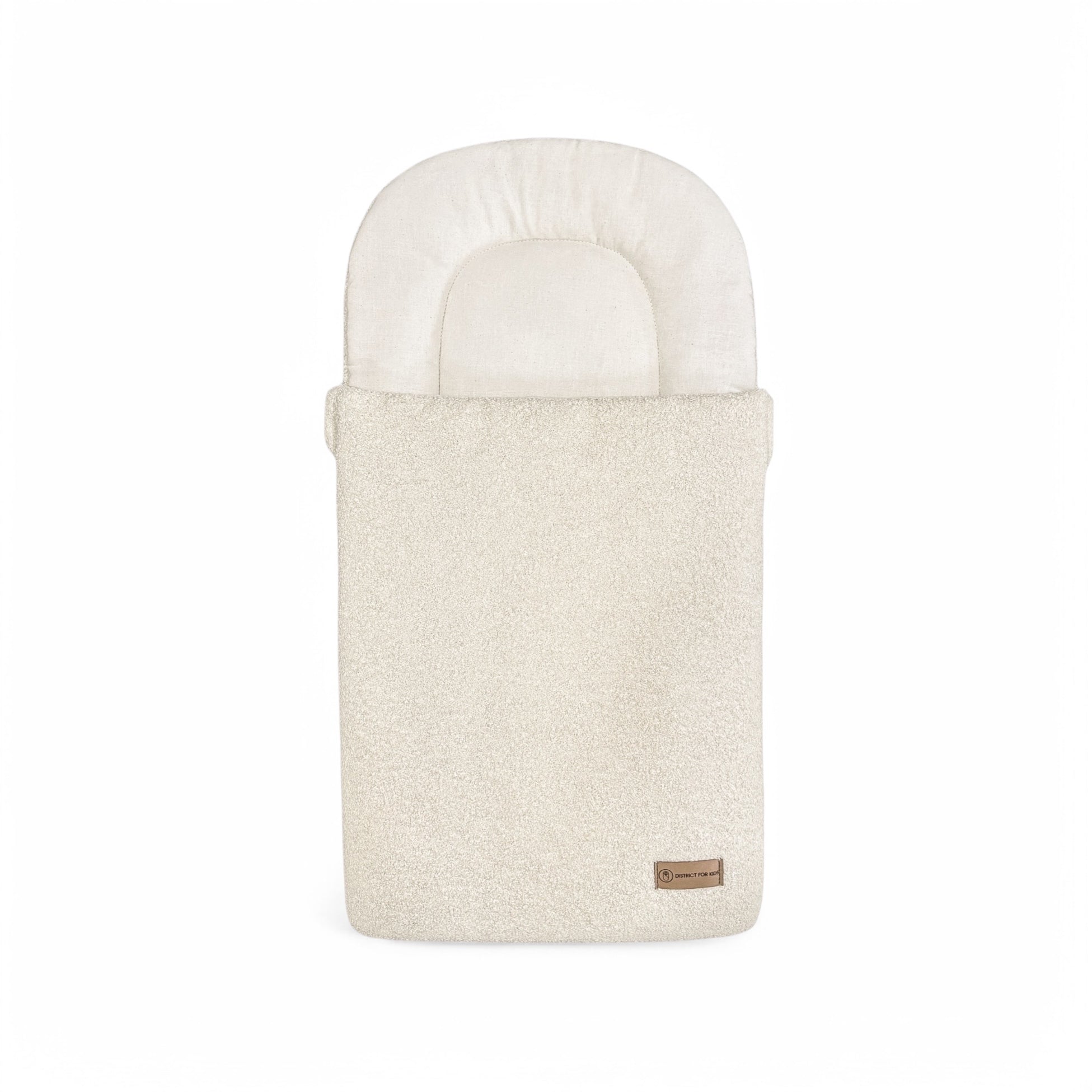 Babyschlafsack Teddystoff Boucle Sleepy | 2.5 TOG-Babyschlafsack-District for Kids-Creme-75 cm-2.5 Wert-District for Kids