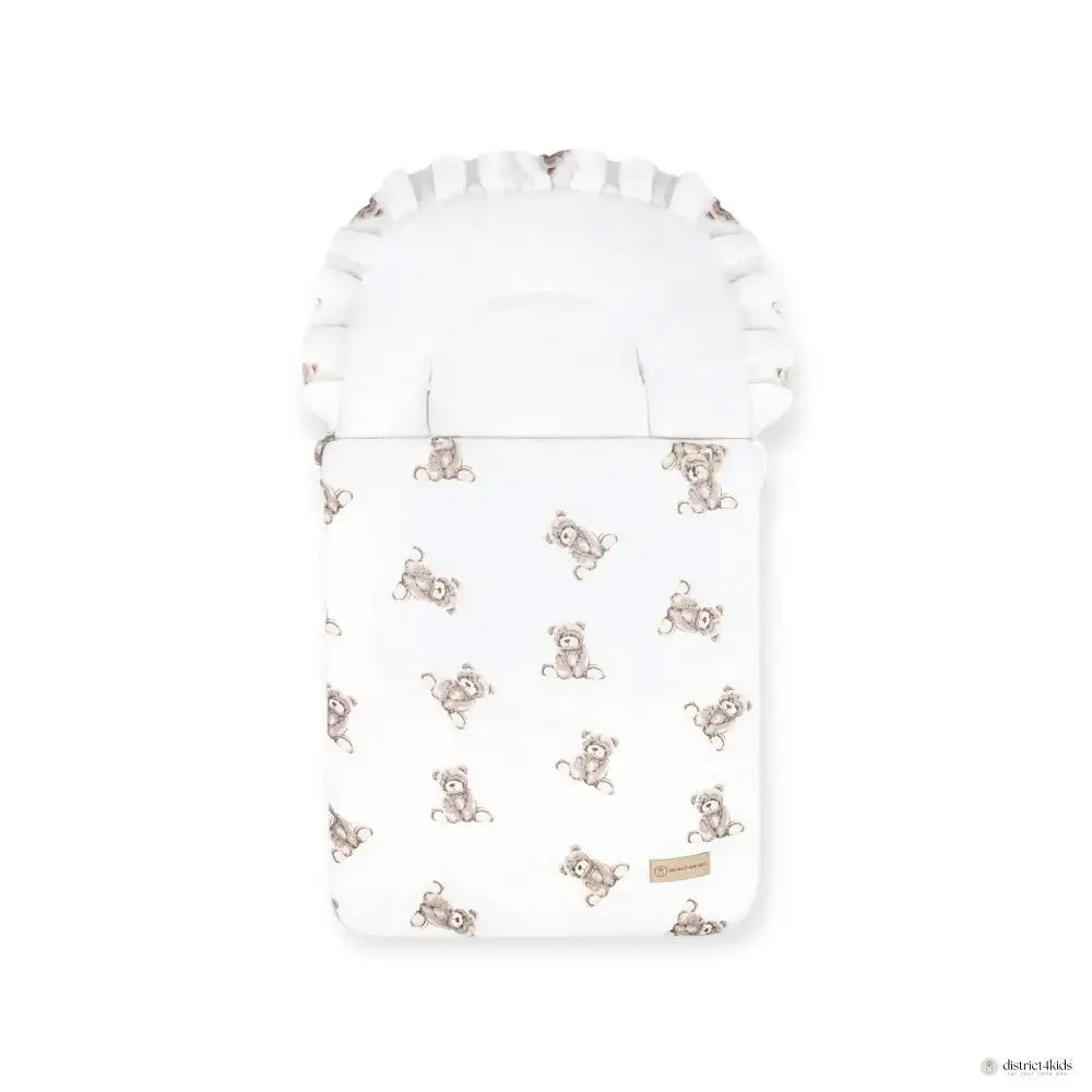 Babyschlafsack Dreamy Musselin Teddybär – süßer Ganzjahresschlafsack - Teddybär / 75 cm / 2.5 Wert - Babyschlafsack