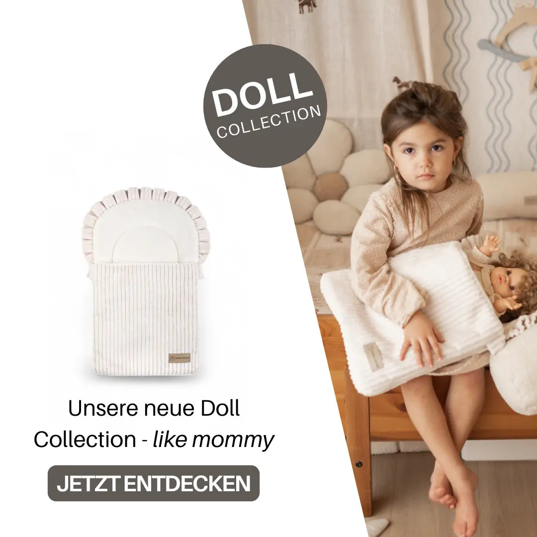Babyschlafsack für Puppen & Kuscheltiere - Cord District for Kids
