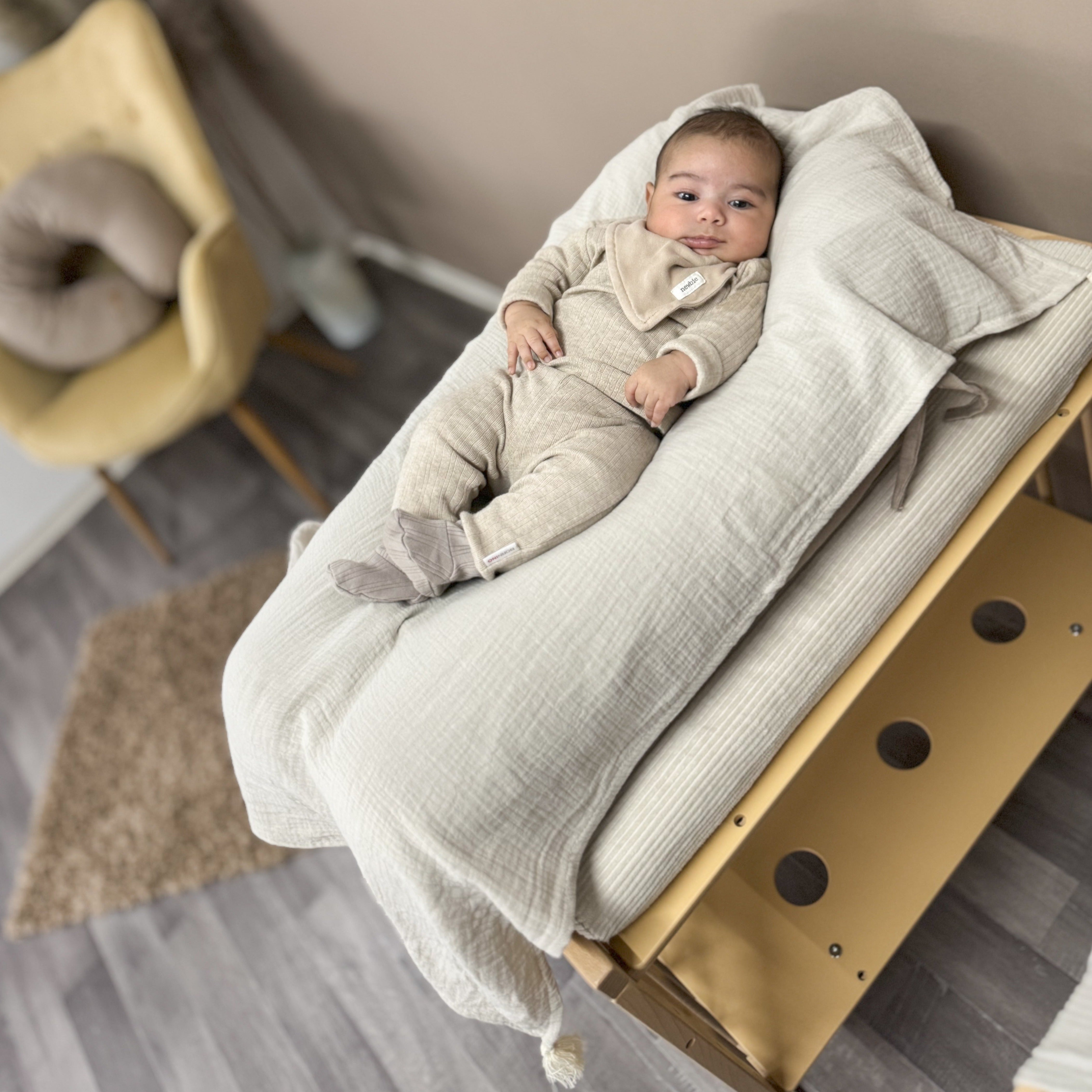 Bettschlange Cord 3-in-1 – Schutz, Komfort & Vielseitigkeit für dein Baby-Baby & Kleinkind-District for Kids-Creme-180 cm-District for Kids