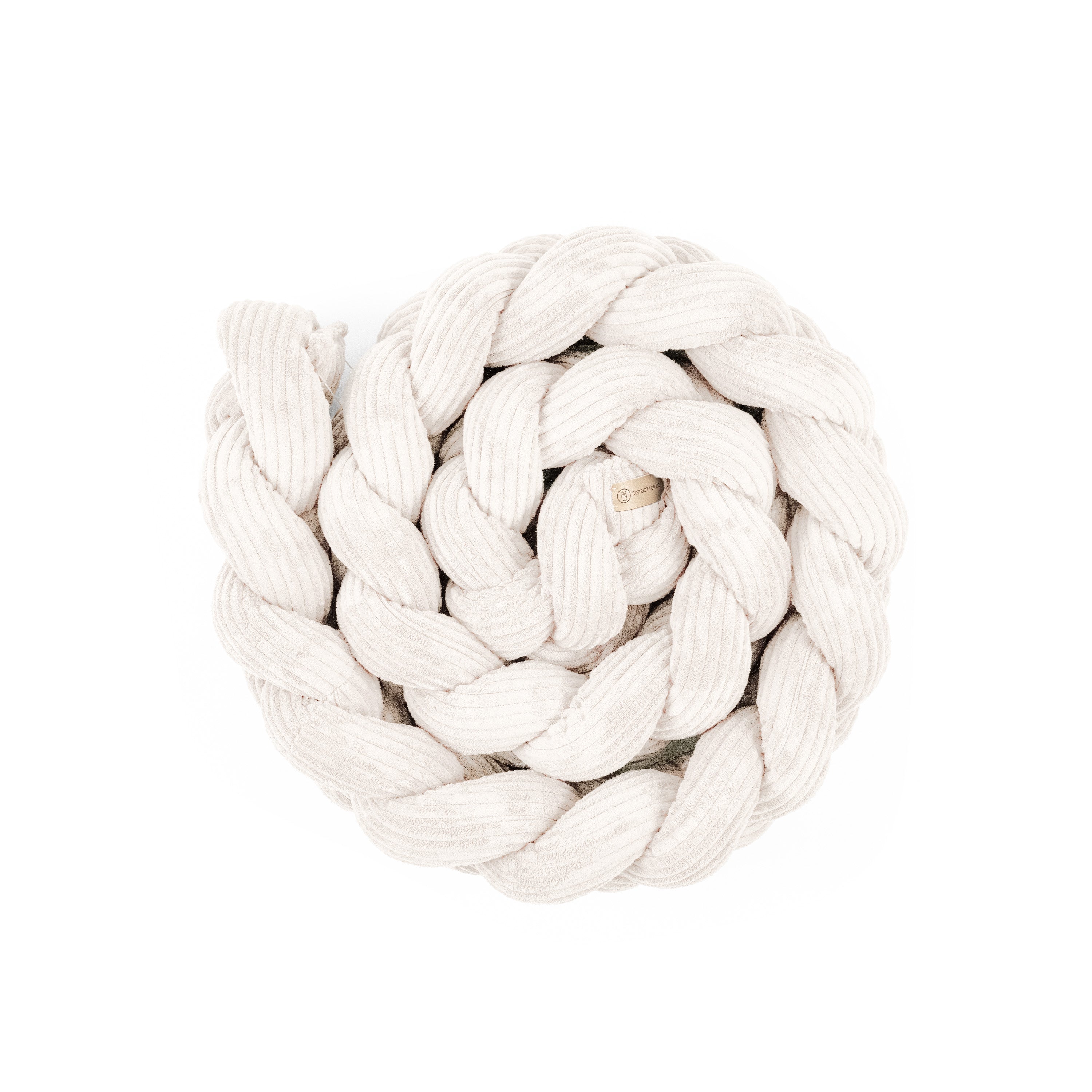 Bettschlange Baby geflochten Cord – Bettzopf & Bettumrandung fürs Babybett District for Kids