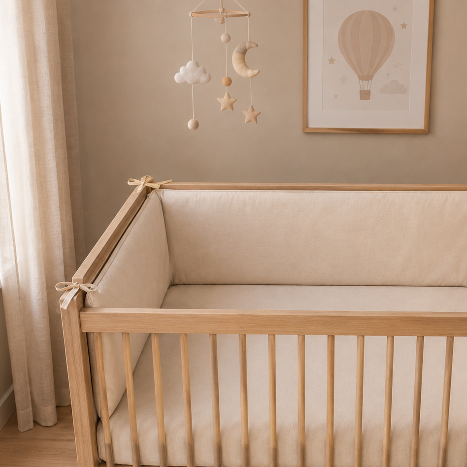 Bettumrandung grau baumwolle district4kids bei gelife