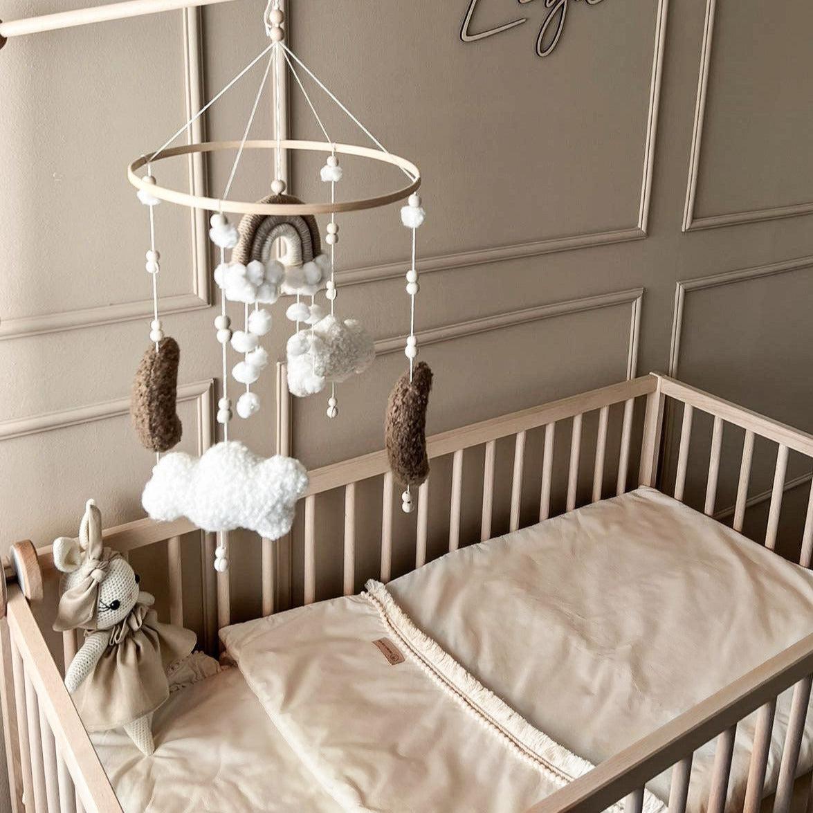 Bettwäsche Boho Gebrauchsfertig – Weich, Stilvoll & Antiallergen-Bettwäsche-District for Kids-Beige-50x75cm-District for Kids