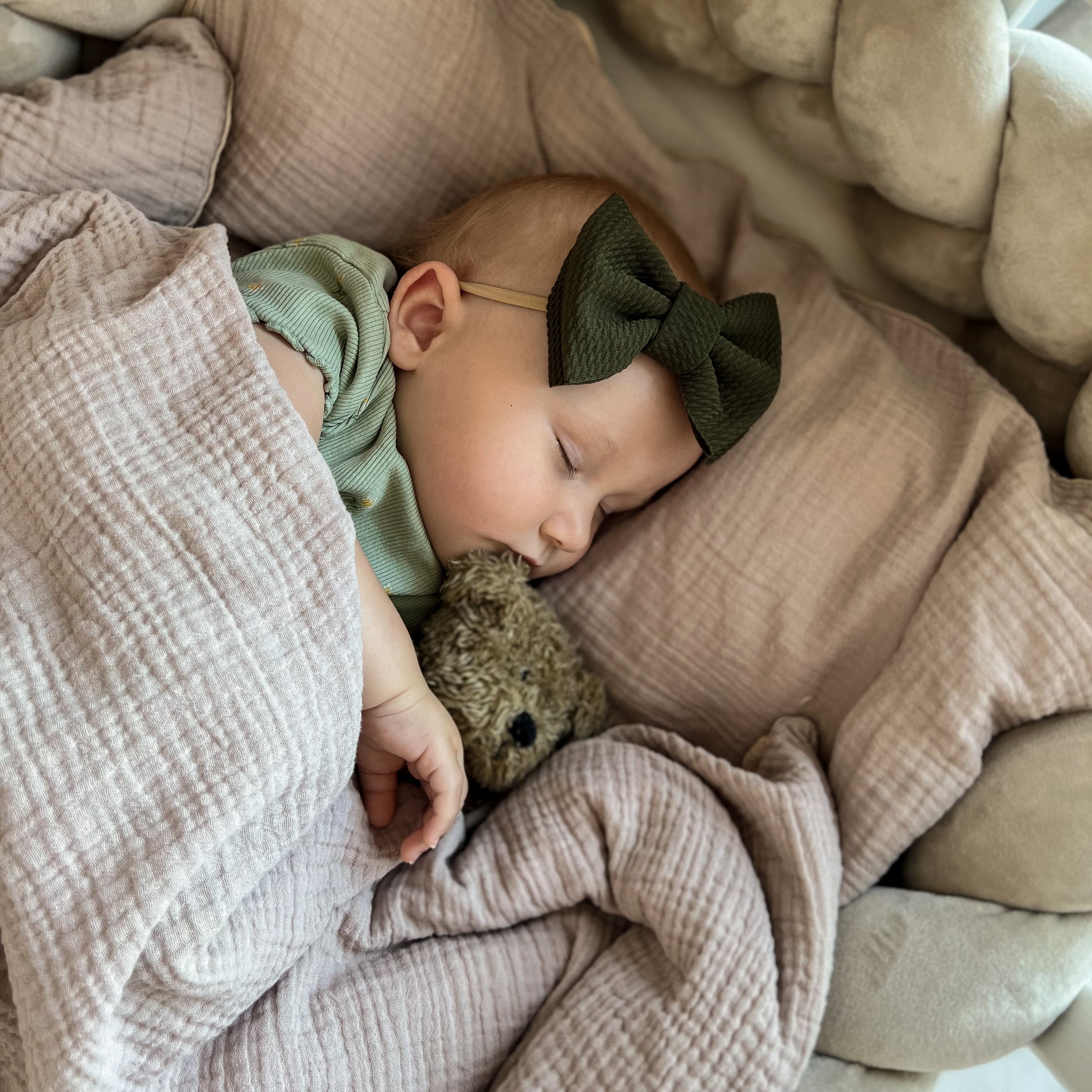 Bettwäsche Musselin für Babys- & Kinder-Bettwäsche-District for Kids-Beige-100x135 cm-District for Kids