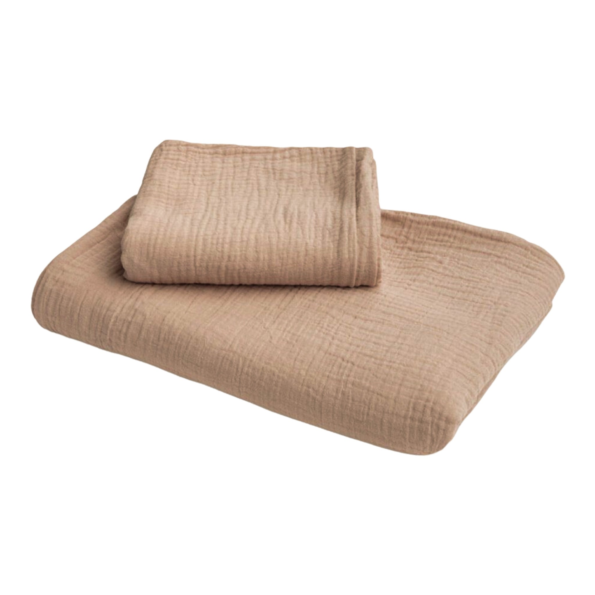 Bettwäsche Musselin für Babys- & Kinder-Bettwäsche-District for Kids-Braun-100x135 cm-District for Kids