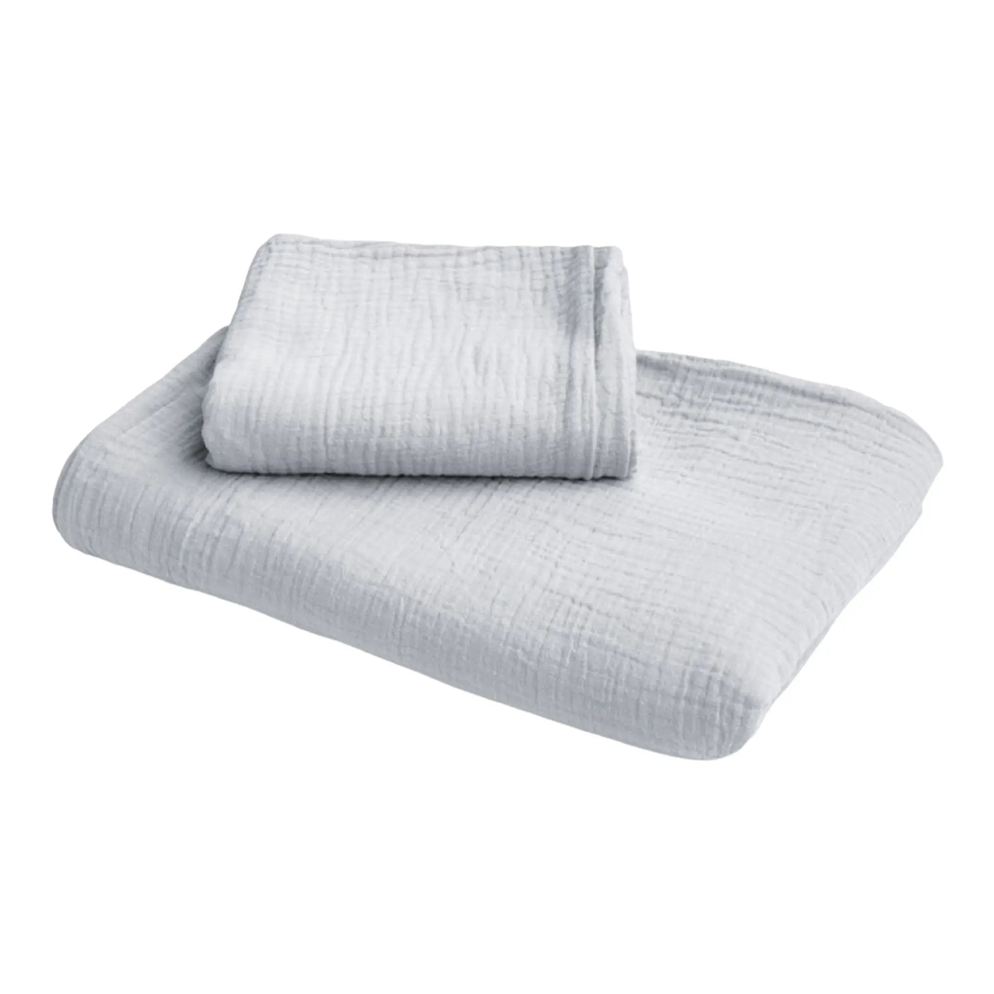 Bettwäsche Musselin für Babys- & Kinder-Bettwäsche-District for Kids-Grau-100x135 cm-District for Kids