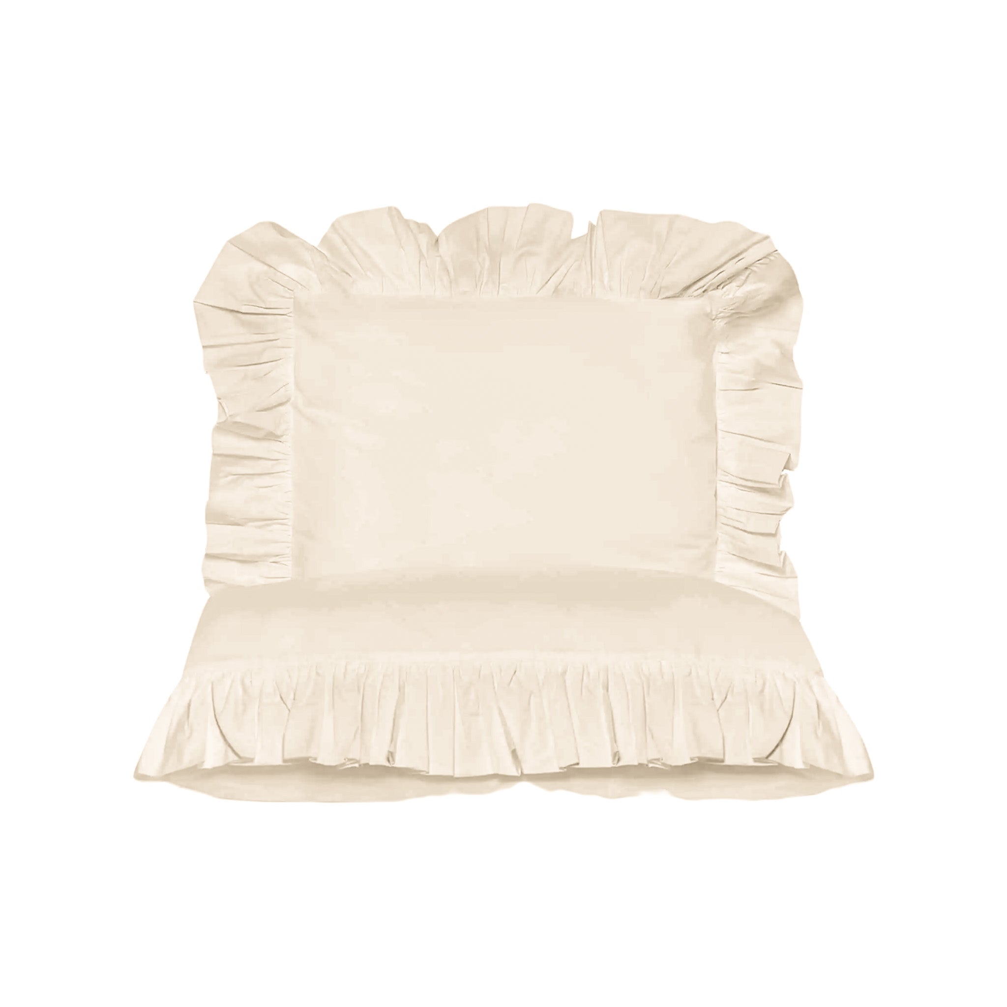 Bettwäsche Rüschen für Babys & Kinder-Bettwäsche-District for Kids-Beige-100x135cm-District for Kids