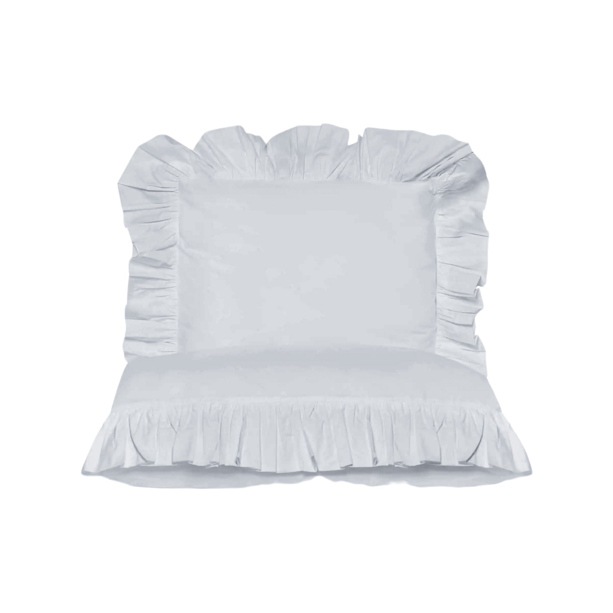 Bettwäsche Rüschen für Babys & Kinder-Bettwäsche-District for Kids-Grau-100x135cm-District for Kids