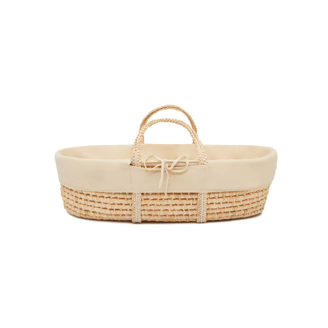 Bezug für den Moseskorb aus Baumwolle-Moseskorb Bezug-AhojBaby-Beige-District for Kids
