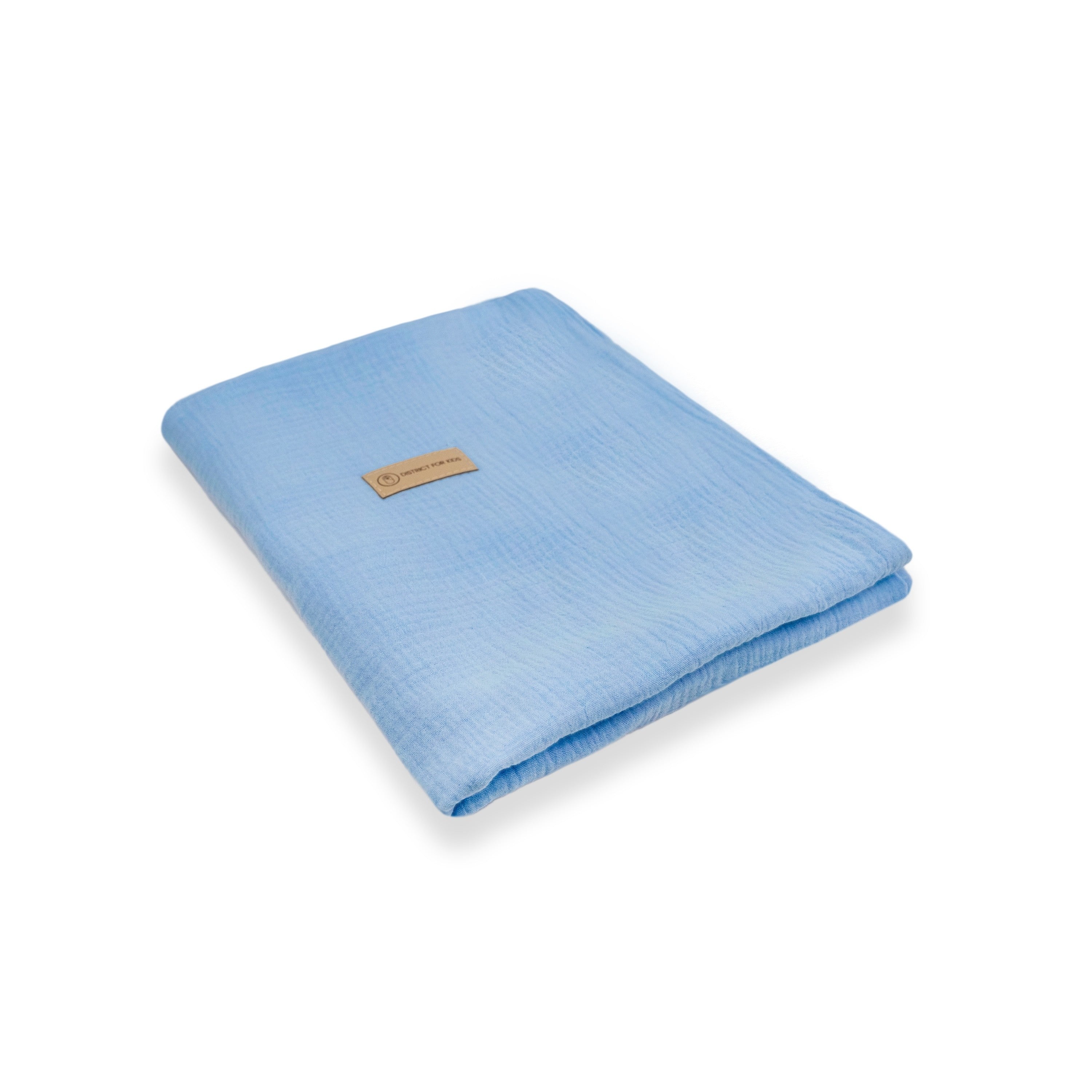 Decke Musselin - Mulltuch Schmuse- & Puckdecke - Blau - Bettdecke