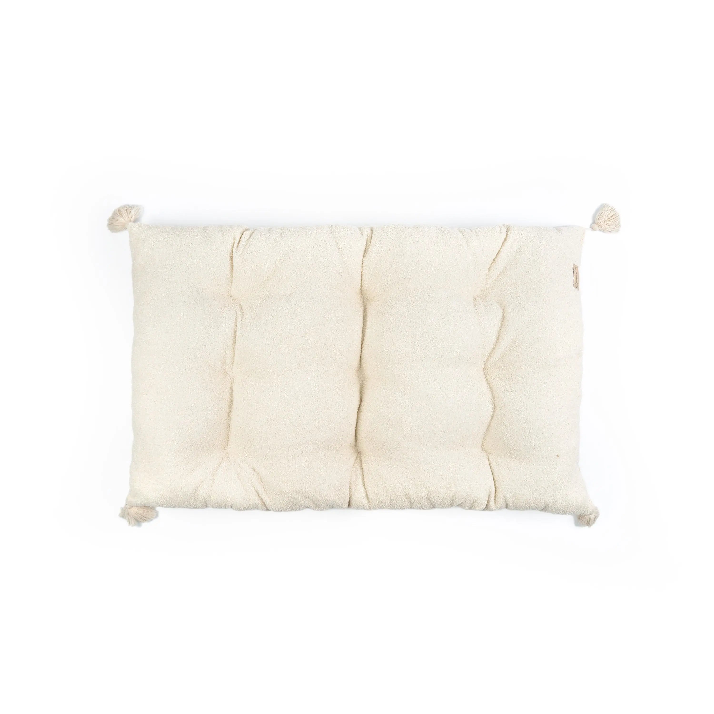 Matratze Bodenmatte Teddystoff Boucle für Kletterbogen Spielezimmer - Creme - Baby & Kleinkind