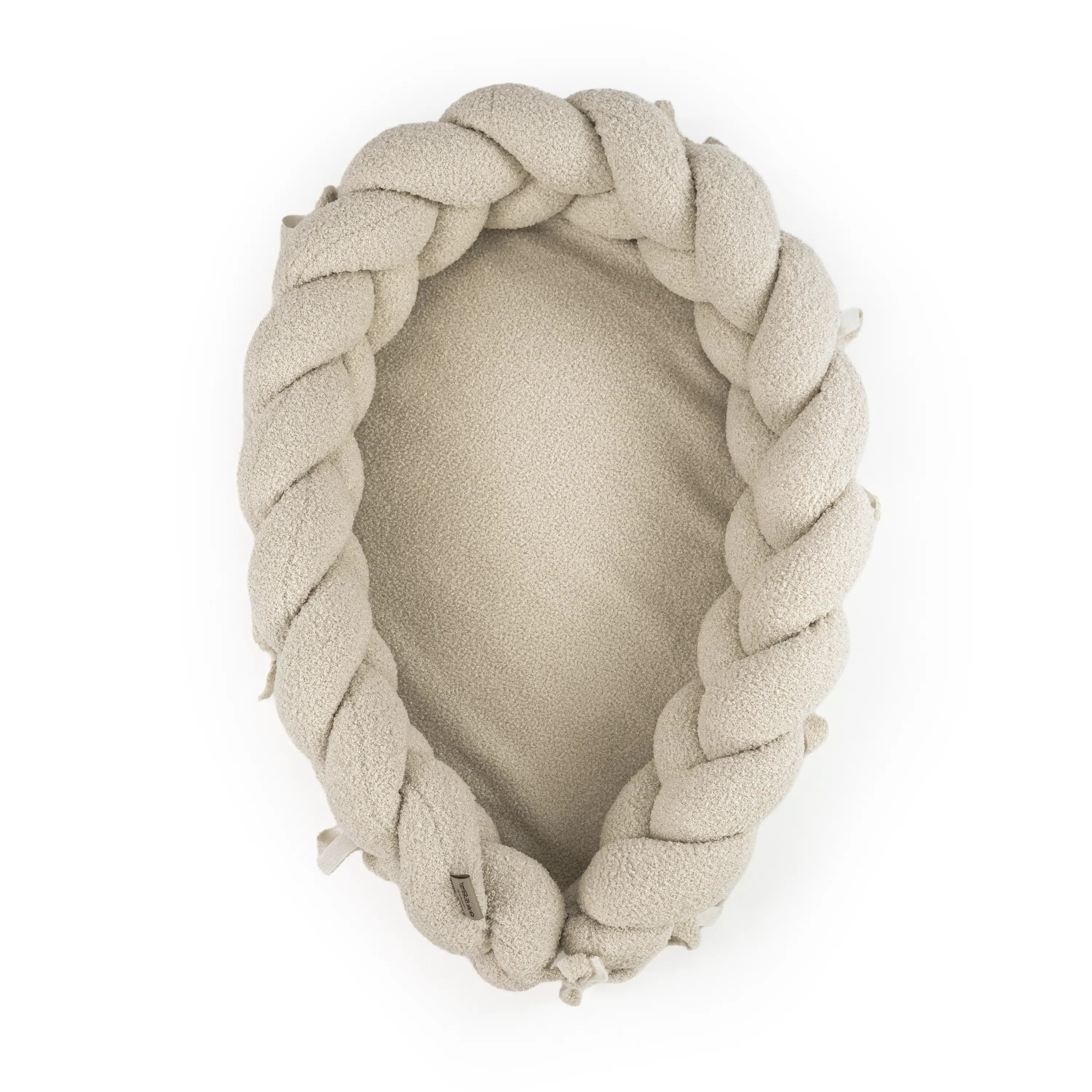 Babynest & Bettschlange 2 in 1 | Teddystoff Boucle District for Kids