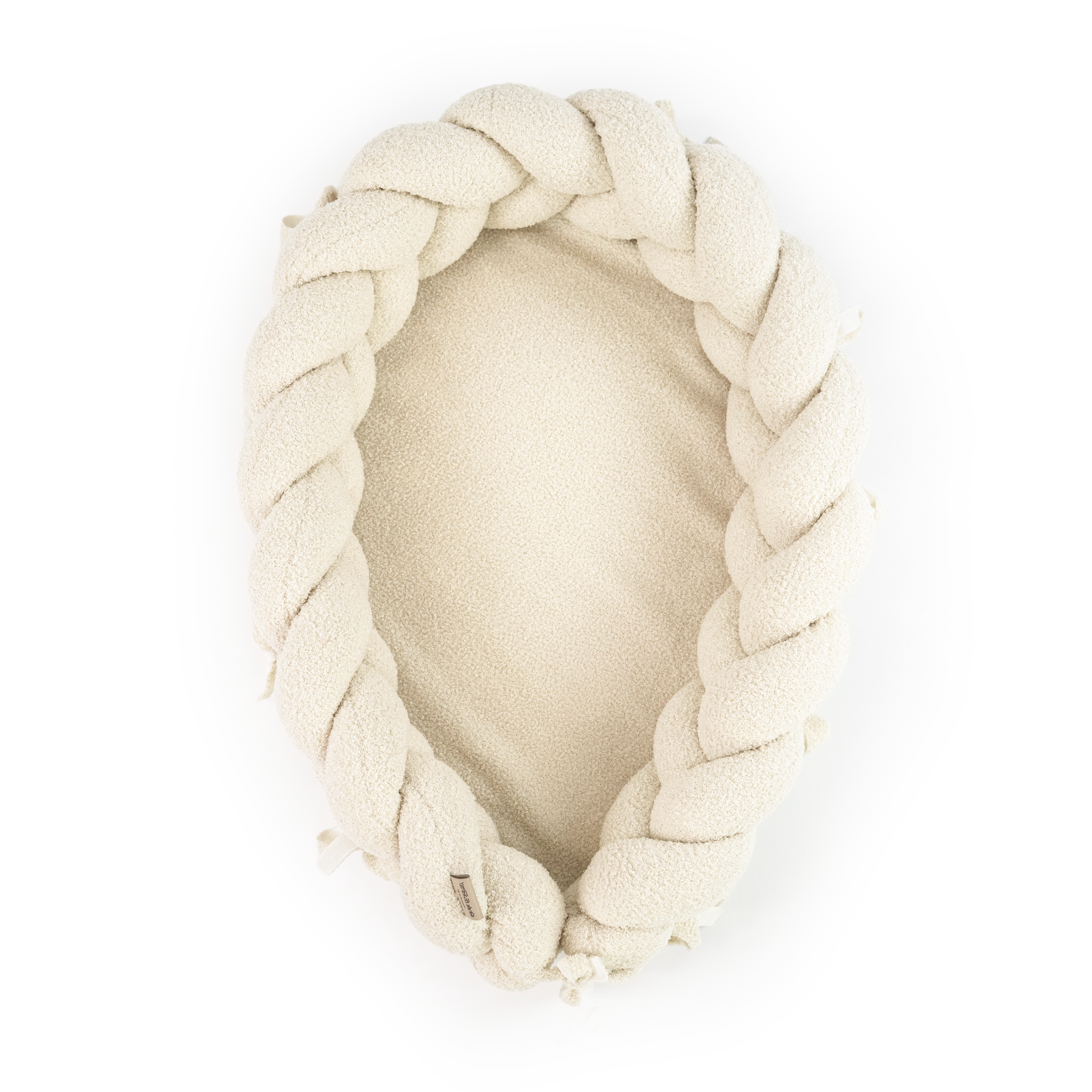 Babynest & Bettschlange 2 in 1 | Teddystoff Boucle District for Kids