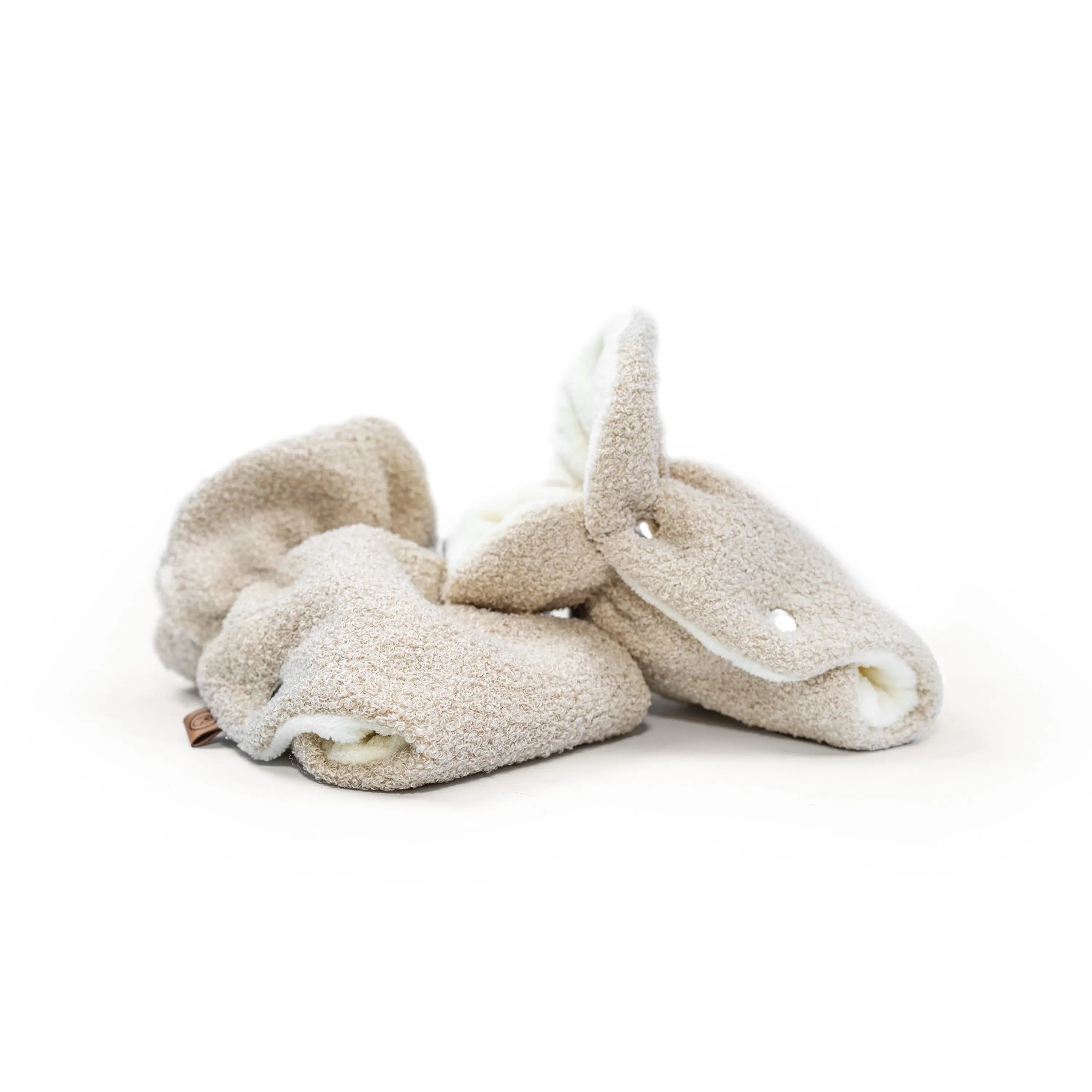 Handschuhe Boucle Teddystoff Kinderwagen - Handwärmer Beige Handschuhe