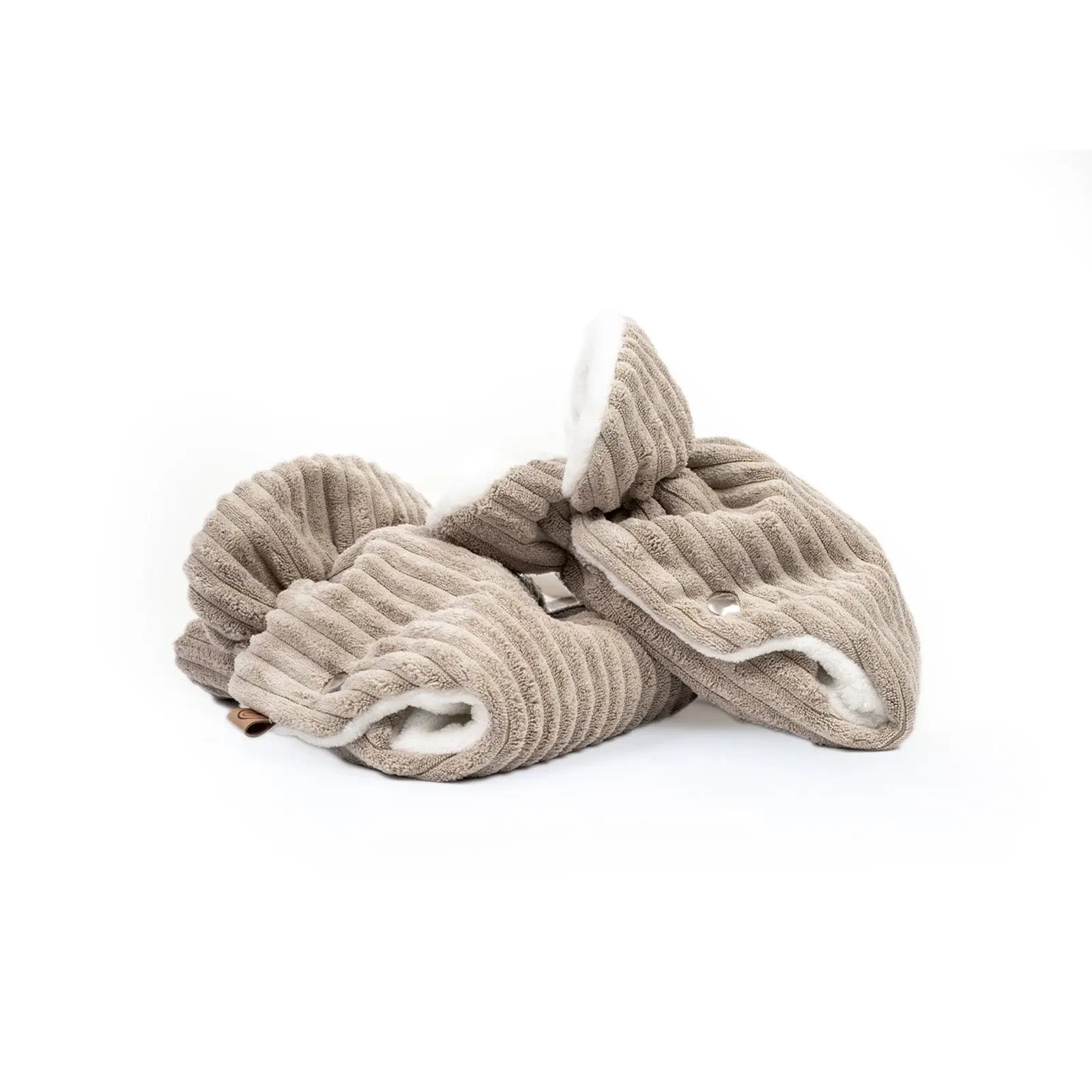 Handschuhe Cord für den Kinderwagen - Handwärmer - Beige - Winterfußsack