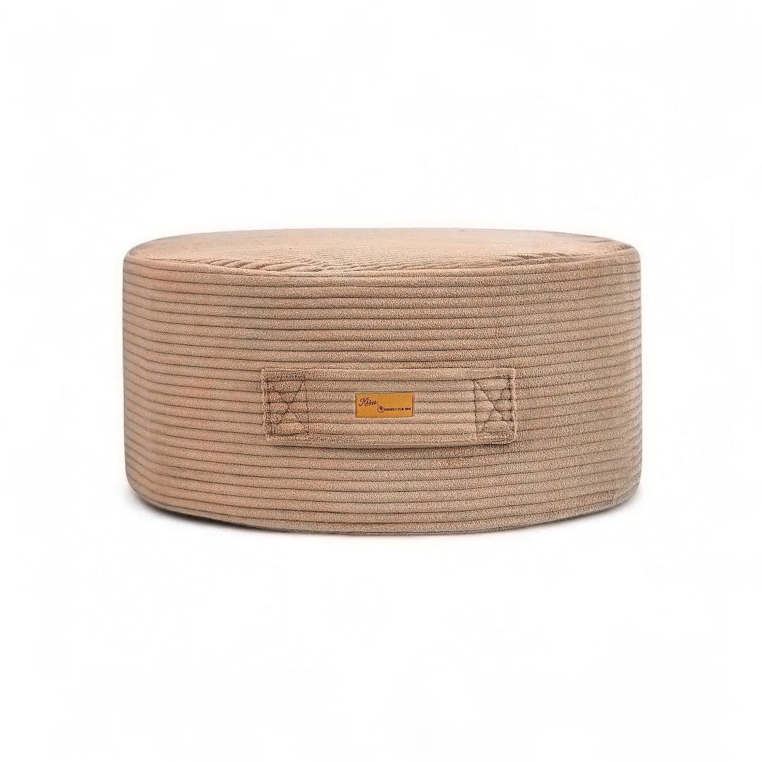 Sitzsack Cord mit Stauraum | Hide and Seat by Kisu - Braun - Sitzsack