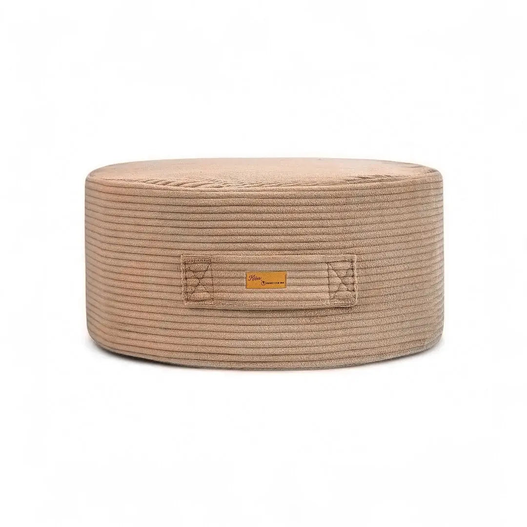 Sitzsack Cord mit Stauraum | Hide and Seat by Kisu - Braun - Sitzsack