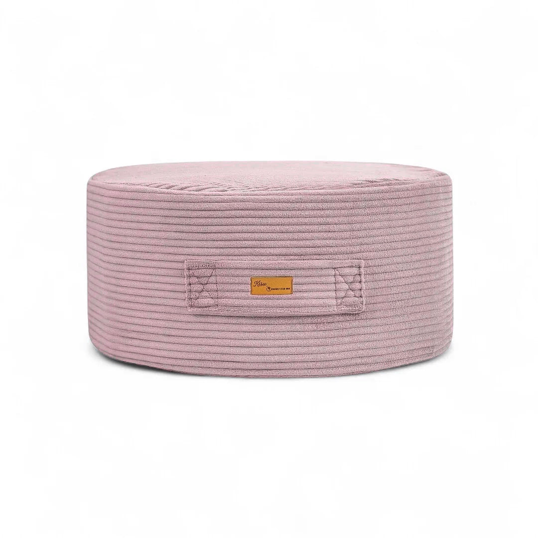 Sitzsack Cord mit Stauraum | Hide and Seat by Kisu - Rosa - Sitzsack