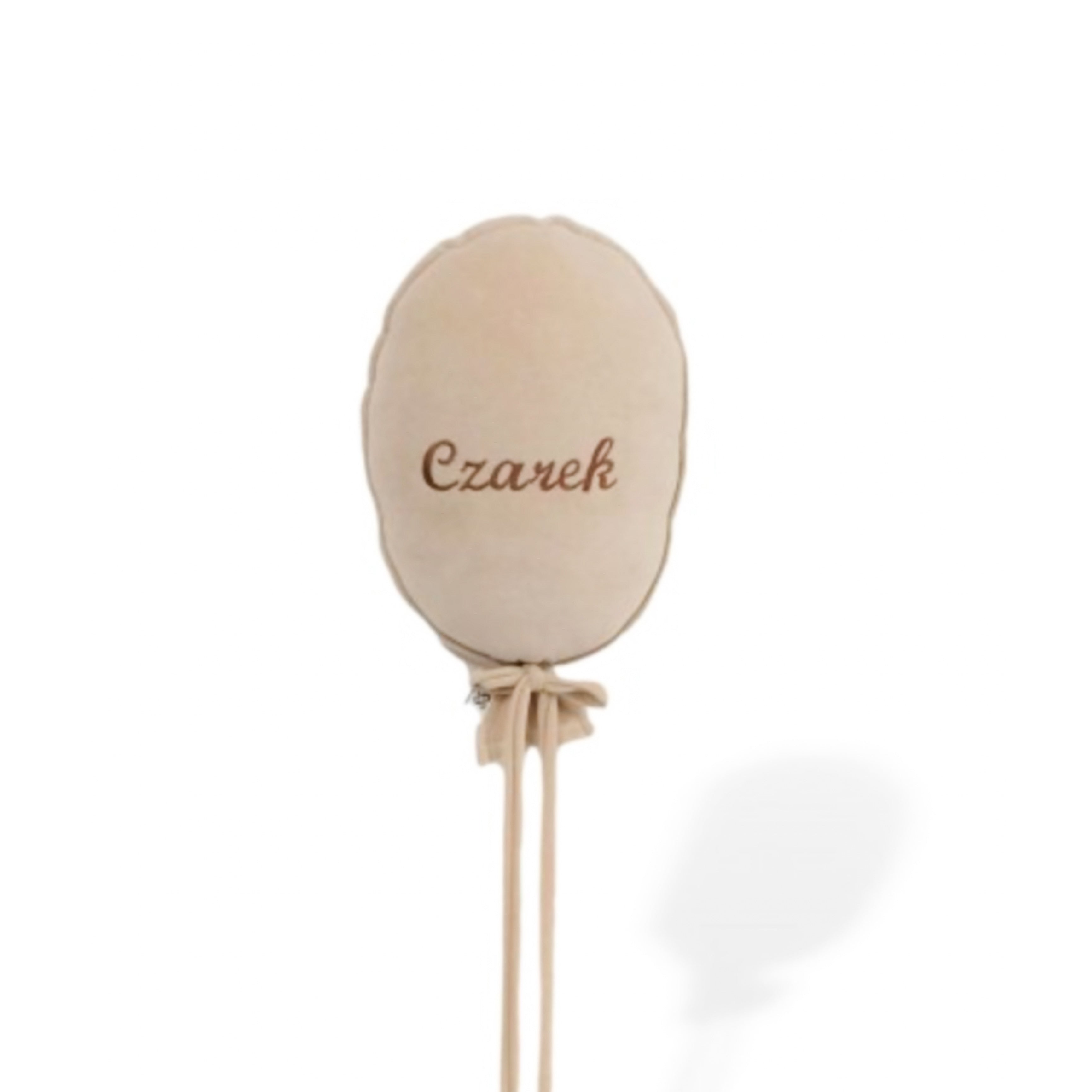 Deko Stoffballon Velours | Personalisierbar-Ballons-District for Kids-Beige-District for Kids
