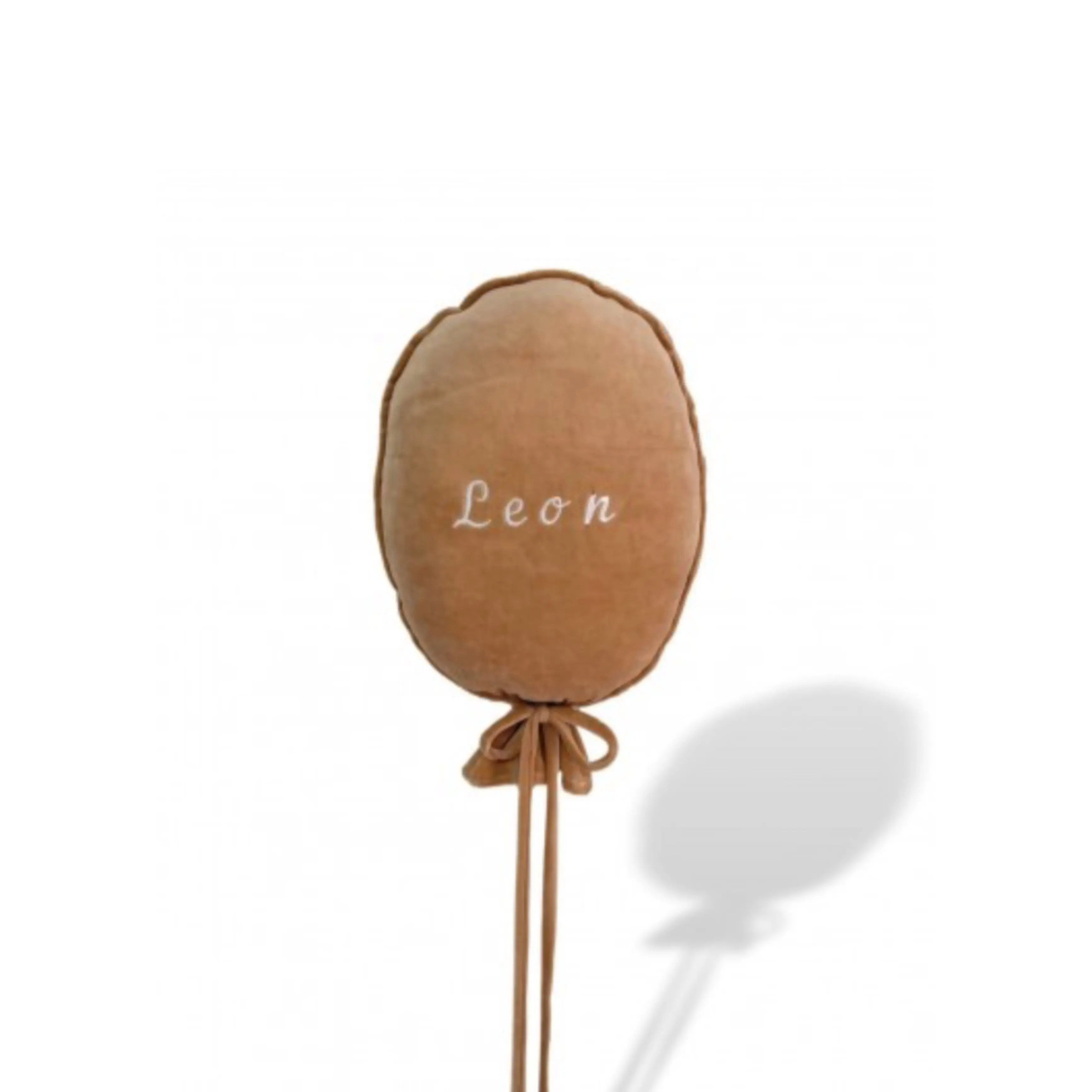 Deko Stoffballon Velours | Personalisierbar-Ballons-District for Kids-Braun-District for Kids