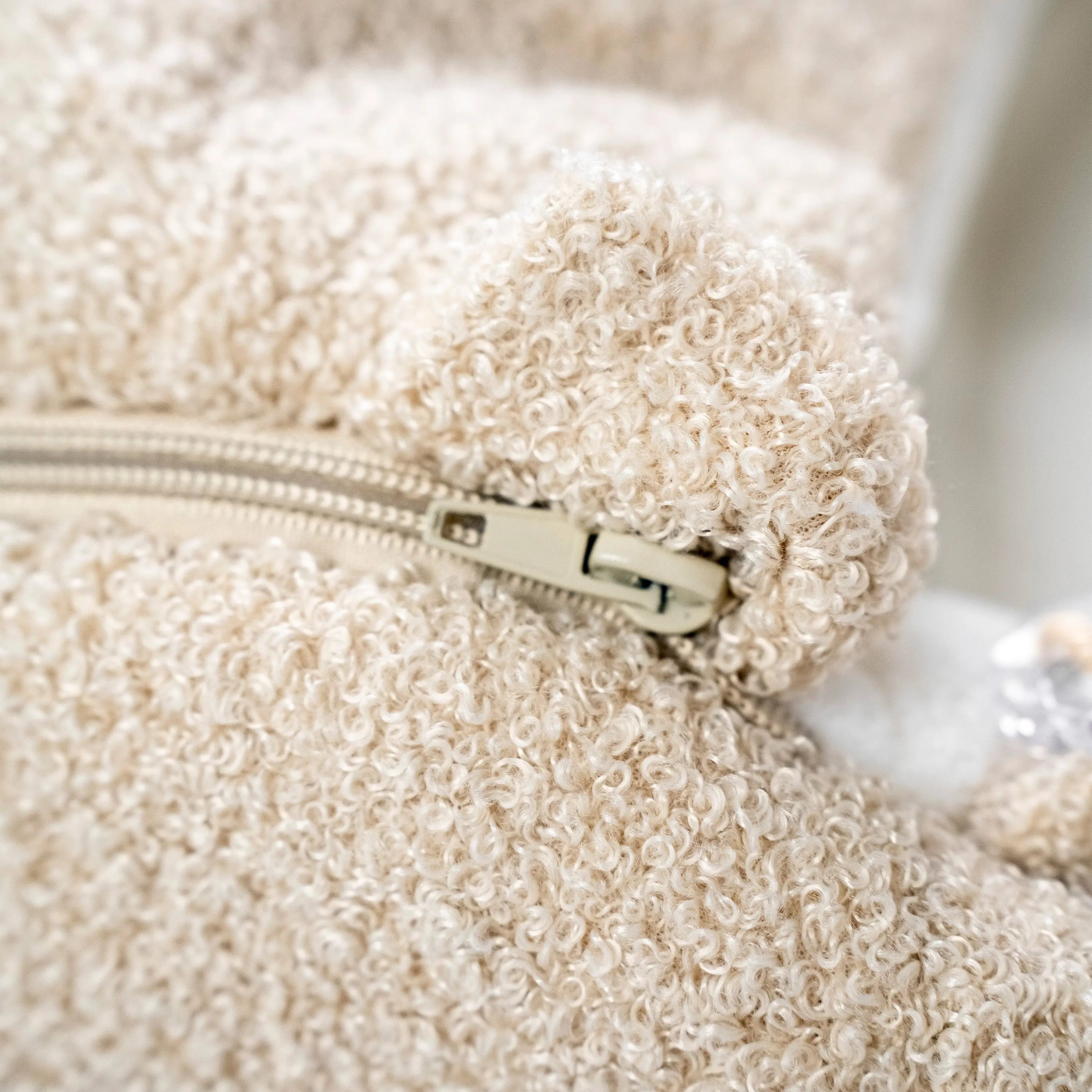 Winterfußsack Teddystoff Bouclé – für Kinderwagen & Autoschale District for Kids