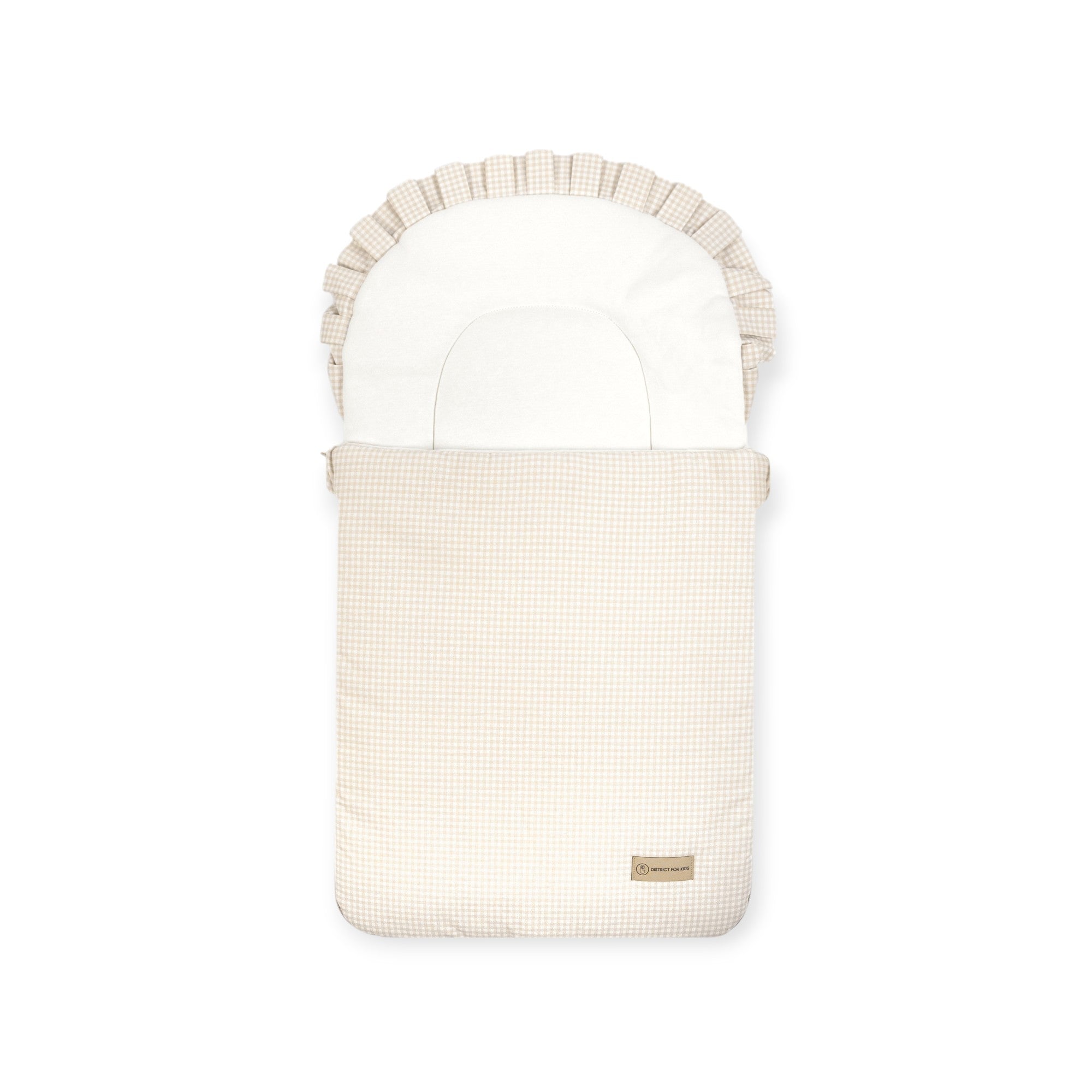 Babyschlafsack Dreamy Baumwolle kariert – Stylischer Ganzjahresschlafsack - Kariert / 75 cm / 2.5 Wert - Babyschlafsack