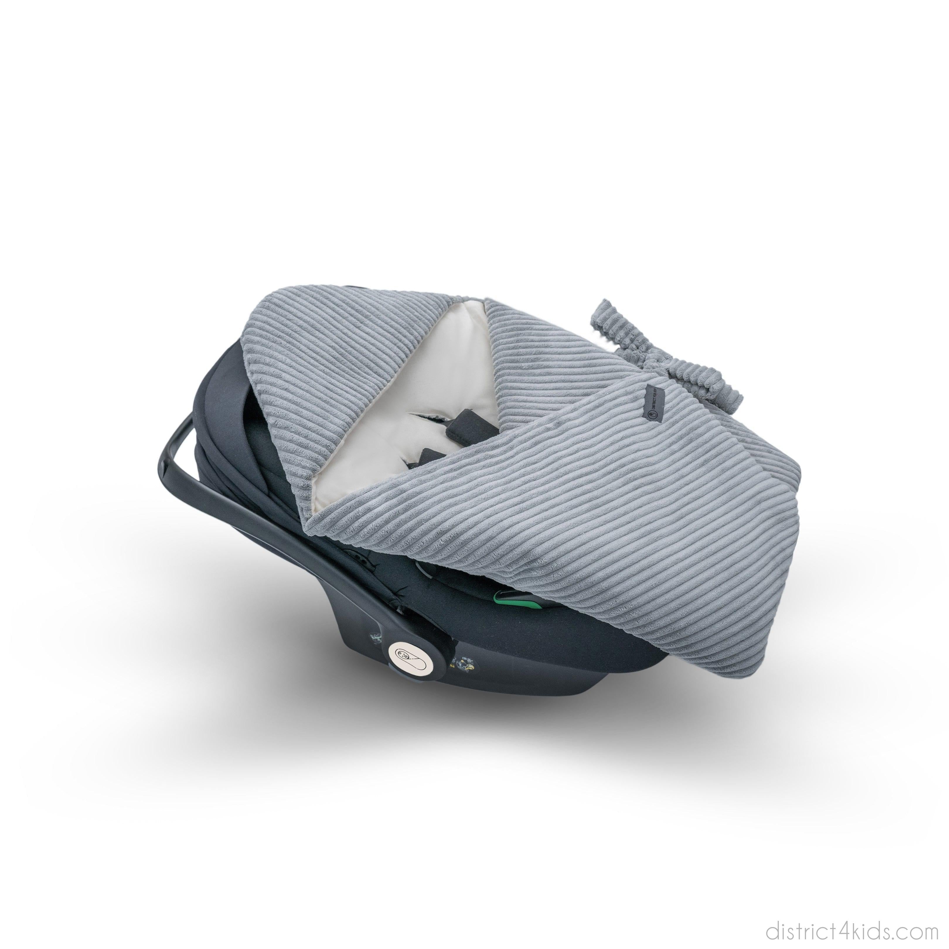 Einschlagdecke Cord – Perfekt für Autoschale Ganzjärhig 2.5 TOG-Einschlagdecke Autoschale-District for Kids-Creme-2.5 TOG-District for Kids